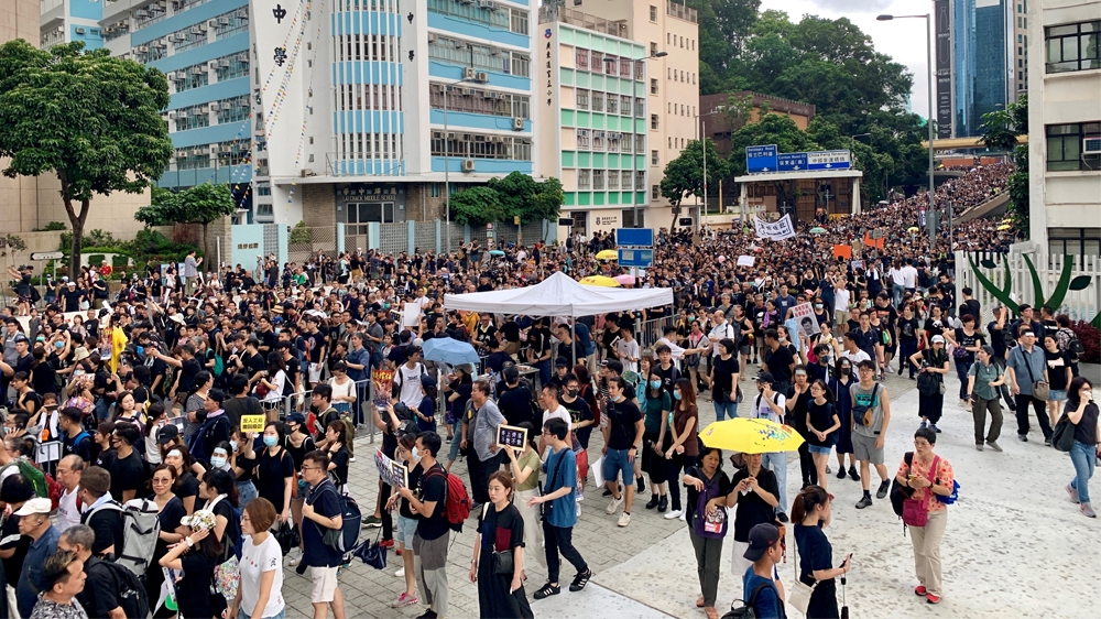 Hong Kong protest 2 [Casey Quackenbush/Al Jazeera]