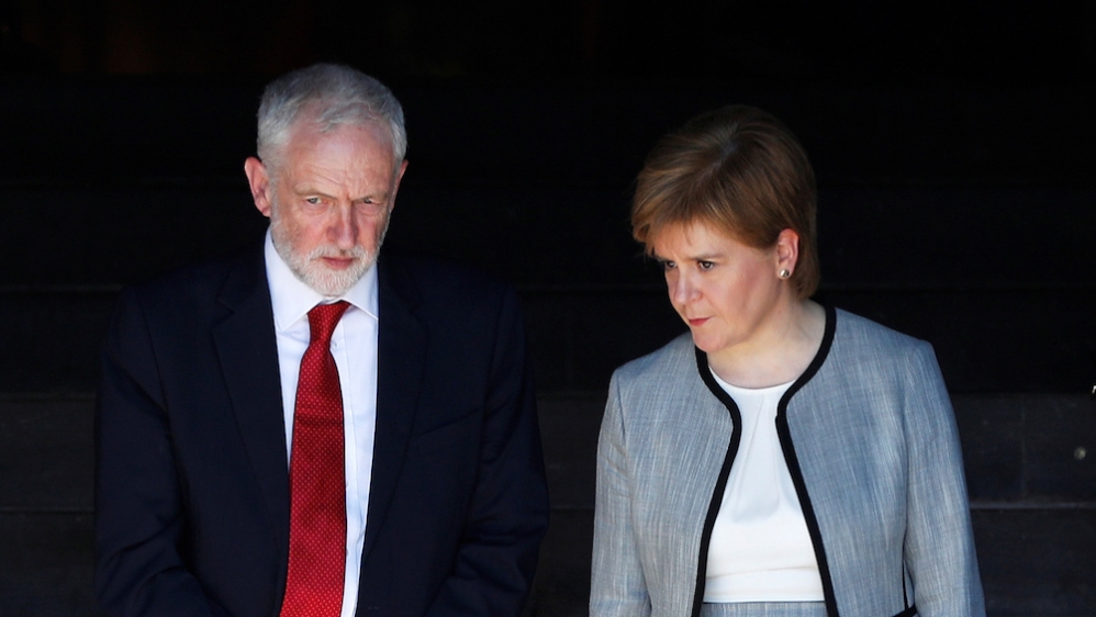 Reuters- Corbyn and Sturgeon