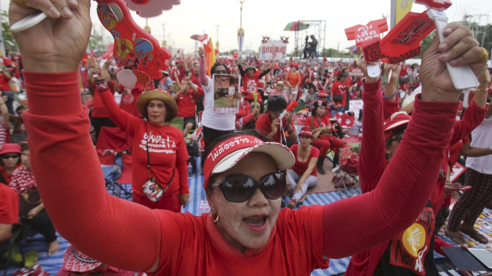 Red shirts group in Thiland