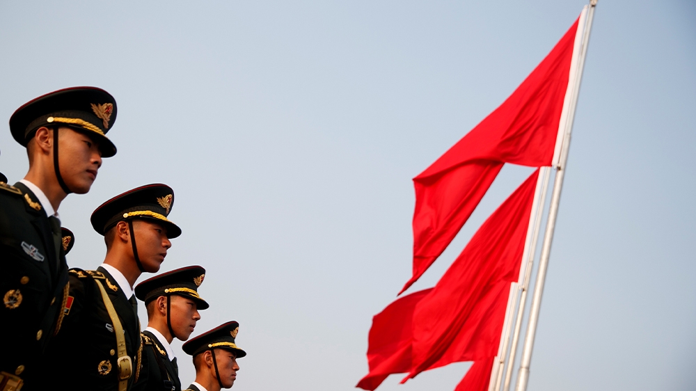 China soldiers