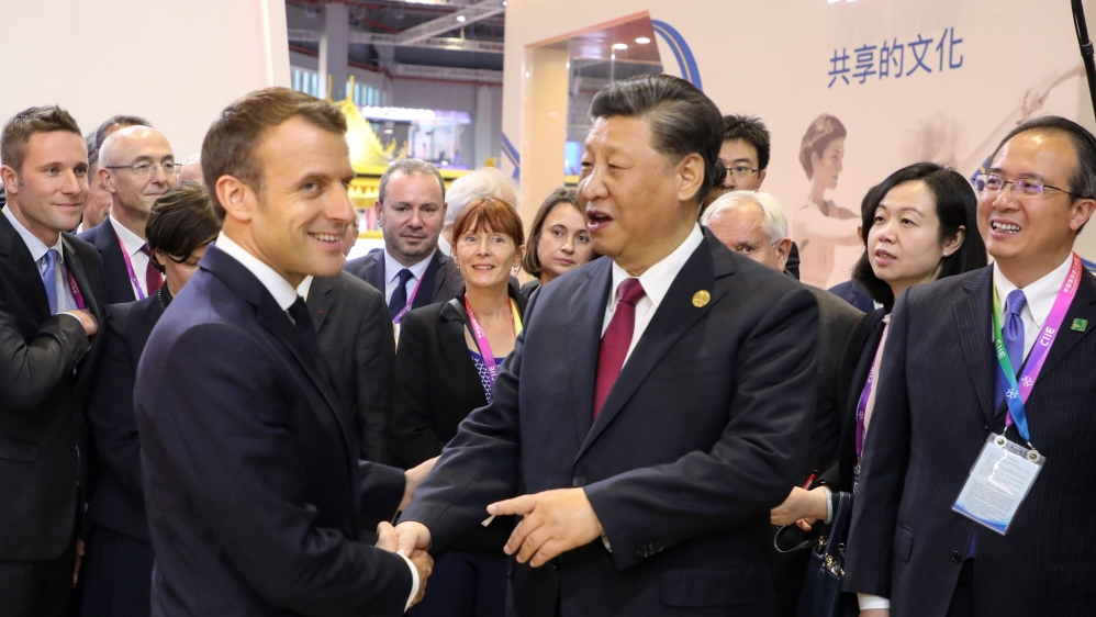 Macron Xi Jinping