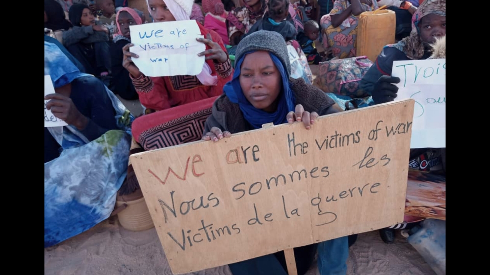 Sudanese refugees protest against long neglect in Niger
