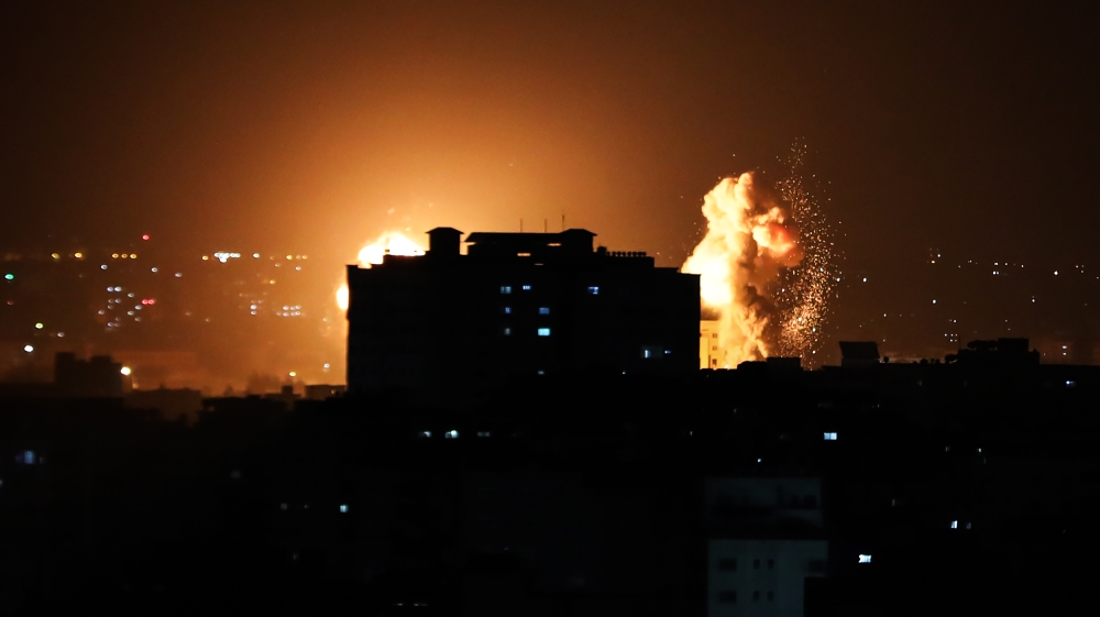 Israeli airstrikes hit Gaza