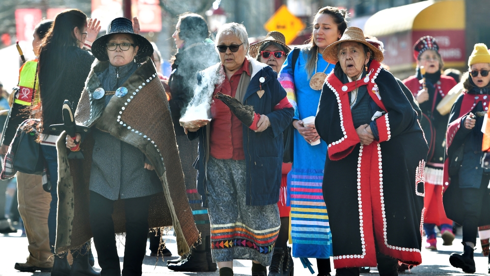 The 29th annual Women''s Memorial March in Vancouver''s Downtown Eastside.