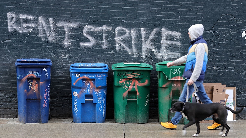 Rent strike US