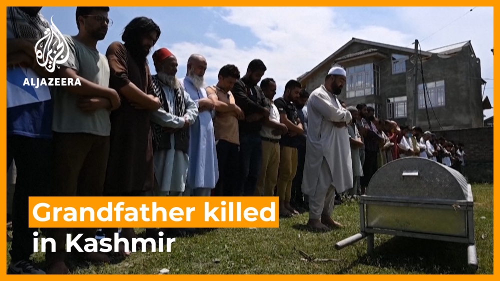 Grandfather killed in Kashmir