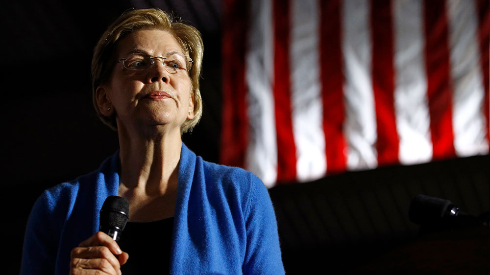 Elizabeth Warren primary rally