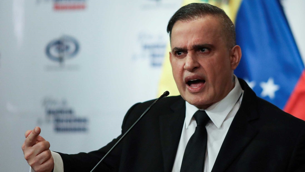 Tarek Saab delivers remarks at press conference on September 16, 2020.