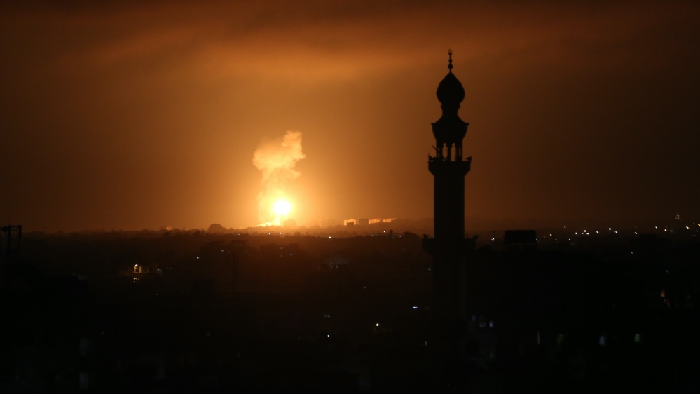 Gaza bombing Anadolu