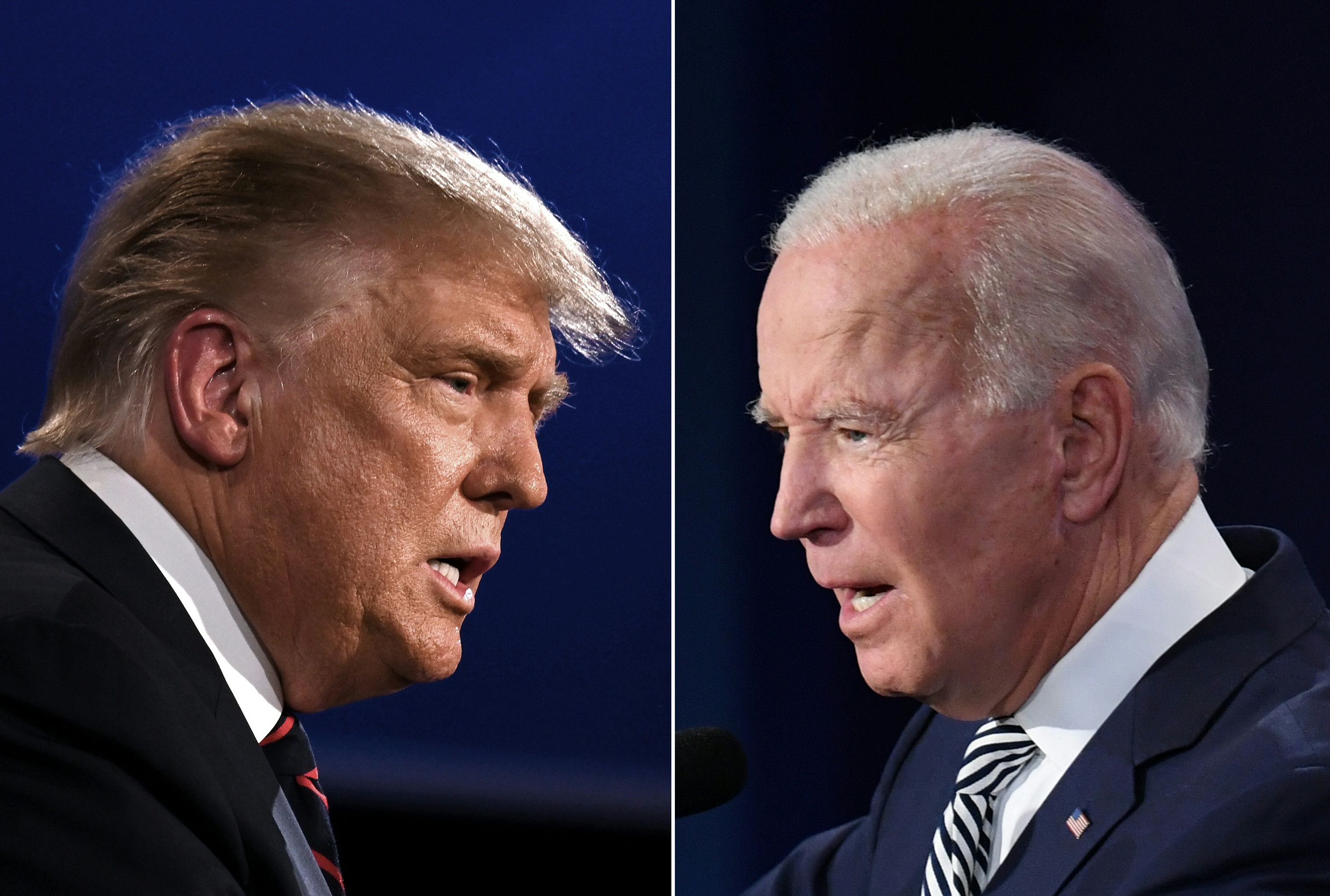 Organisers want to avoid the final debate in the US presidential election descending into name calling and insults [File: Jim Watson and Saul Loeb/AFP