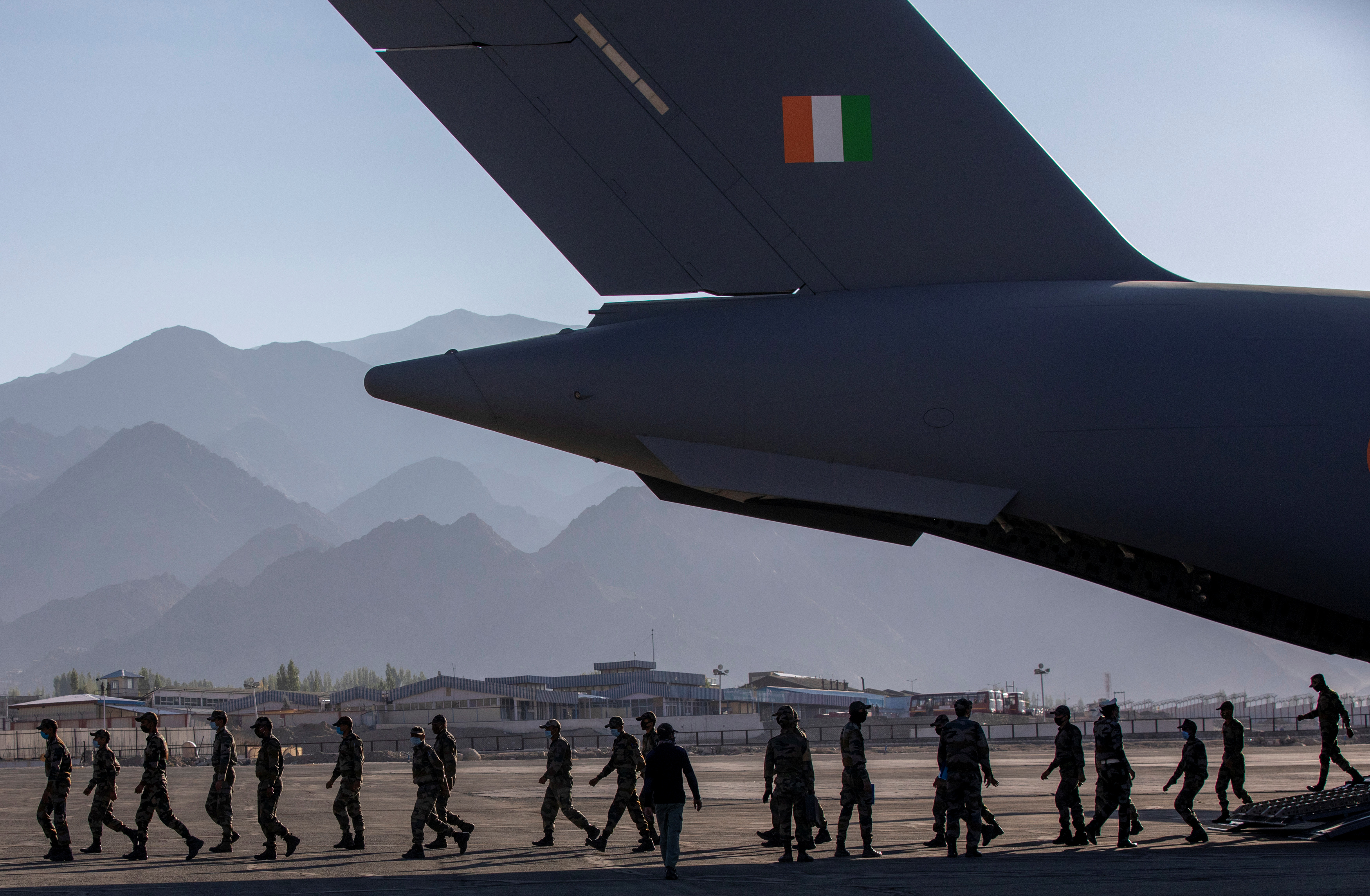 India and China have amassed thousands of troops in the Ladakh region after a deadly clash in June [File: Danish Siddiqui/ Reuters]