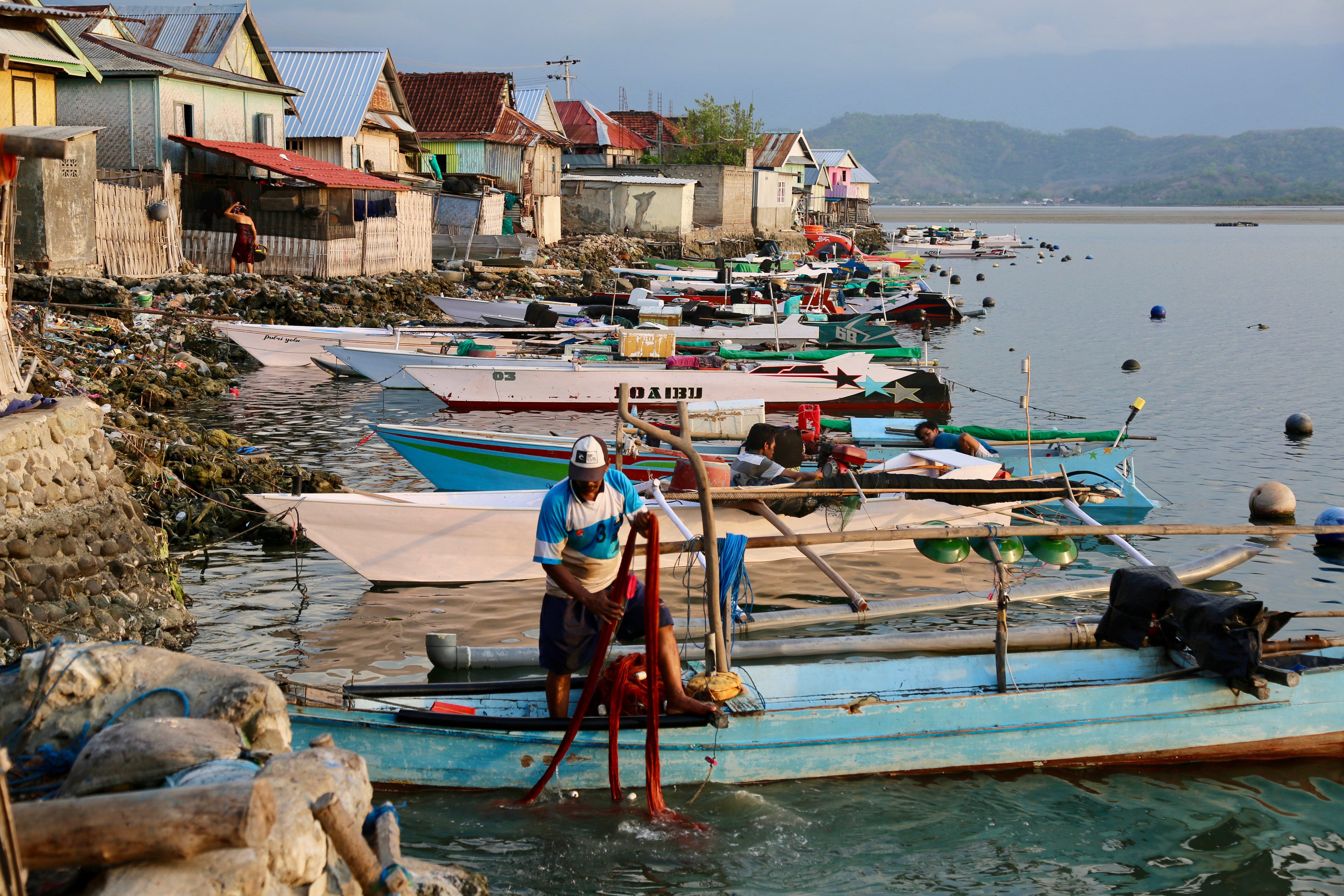 Bungin was created by the Bajau people who live there - a nomadic sea people who used the coral to support their homes [Ian Neubauer/Al Jazeera]