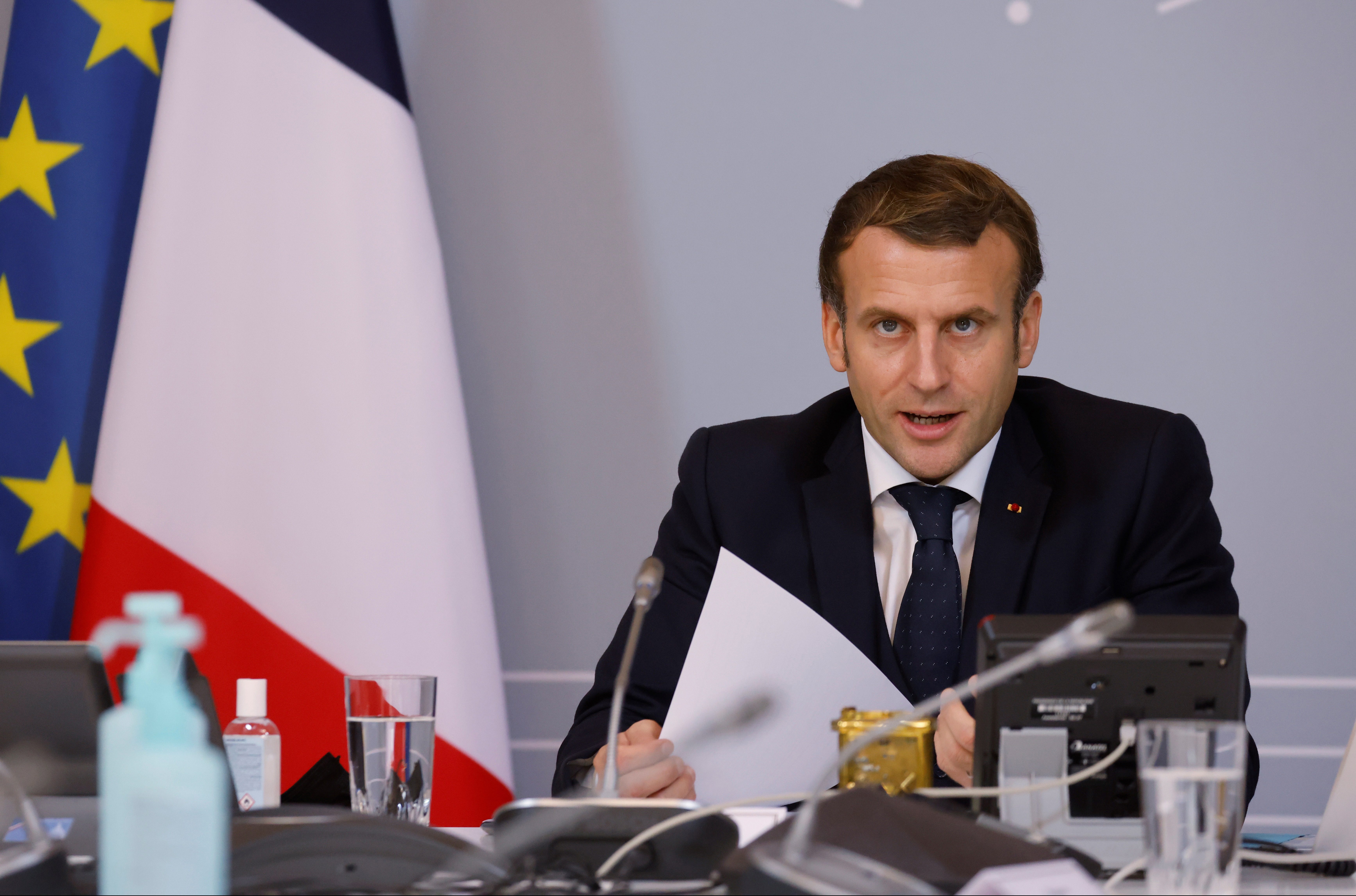 Unemployment is expected to be one of Macron&#39;s biggest challenges in the run up to the 2022 vote [File: Ludovic Marin/Pool via AP]