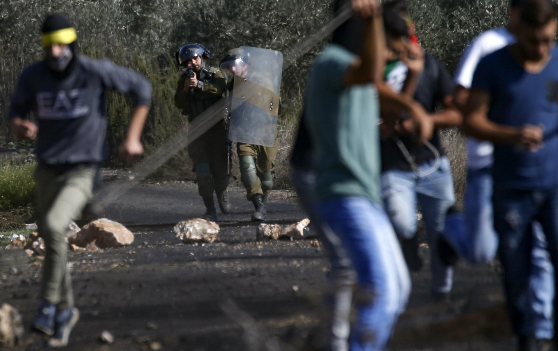 The Palestinian teenager was at a weekly protest against illegal Israeli settlements at al-Mughayyir village near Ramallah [File: Jaafar Ashtiyeh/AFP]