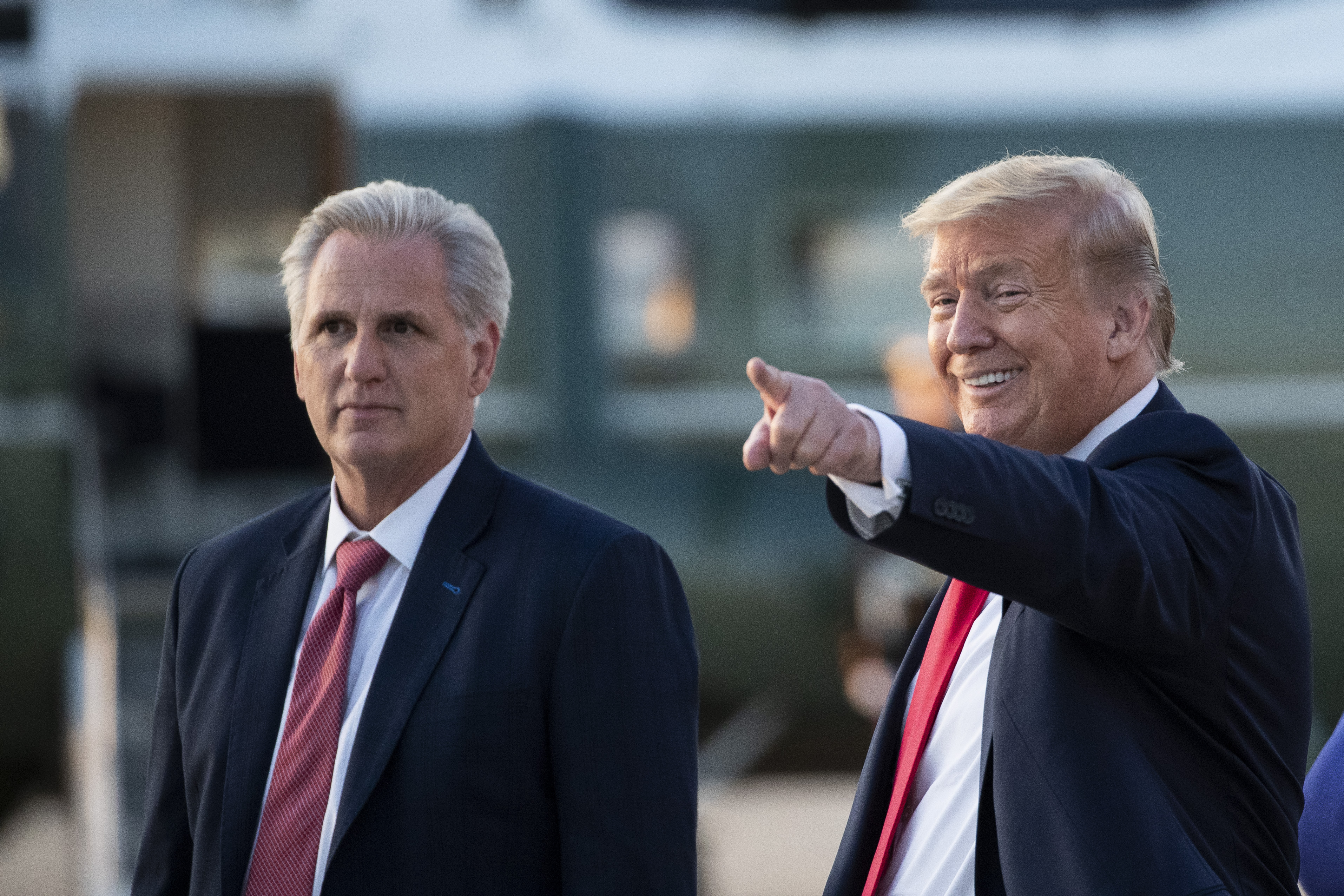 House Minority Leader Kevin McCarthy moved to cement Donald Trump&#39;s support for Republican candidates in next year&#39;s midterms [File: Alex Brandon/AP Photo]