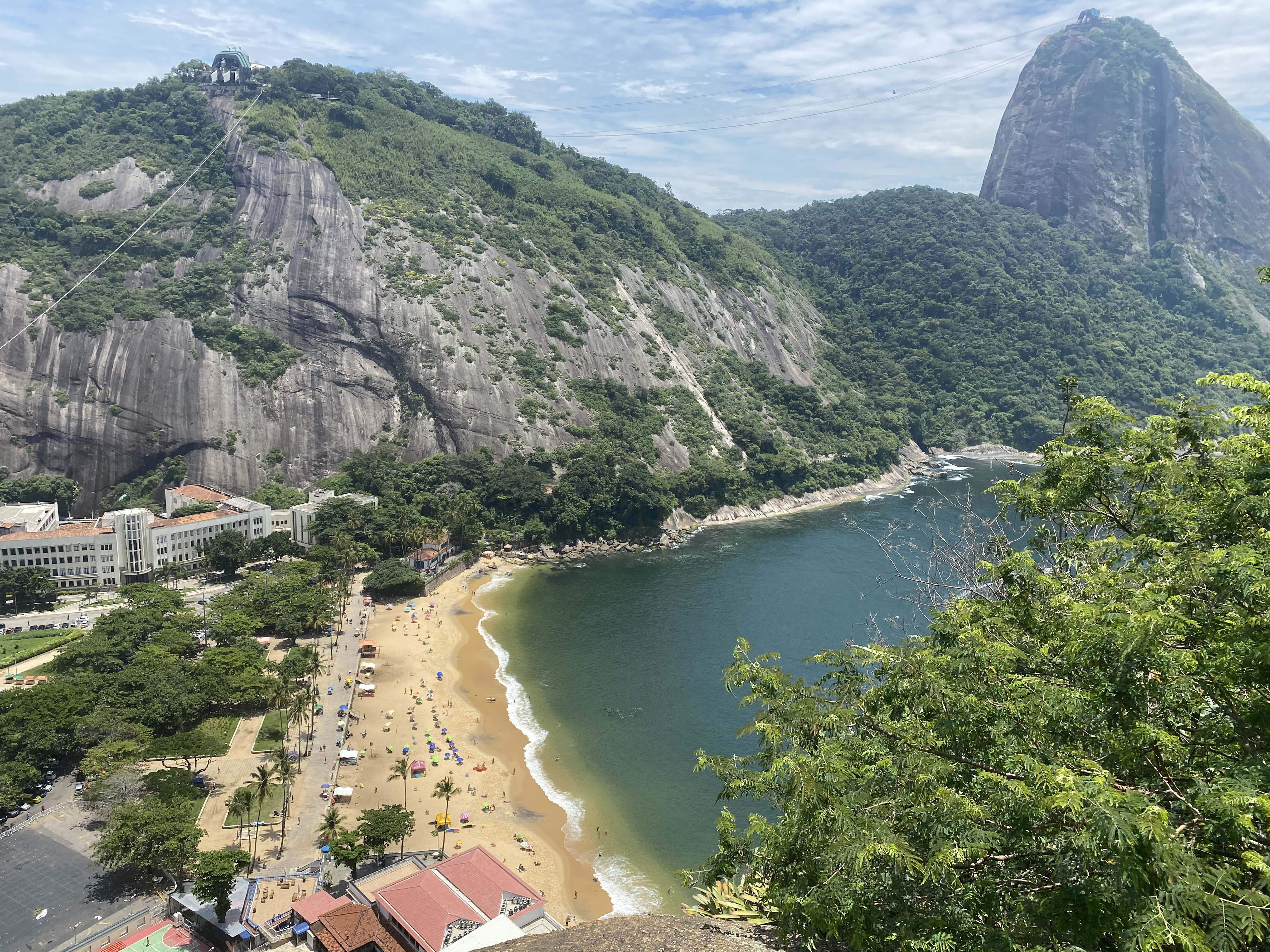 Rio de Janeiro&#39;s Babilonia neighbourhood may be a far cry from the ancient city of Babylon after which it was named, but the shantytown boasts its own lost hanging gardens and breathtaking views of the city [Credit: Monica Yanakiew/Al Jazeera]