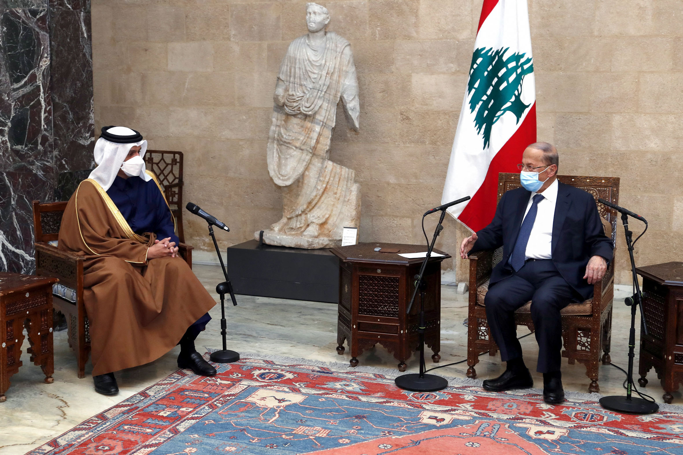 Lebanon&#39;s wrangling politicians&#39; failure to agree on a new government has drawn rebukes from donors and warnings of &#39;a social catastrophe&#39; from UN agencies [Dalati and Nohta/AFP]