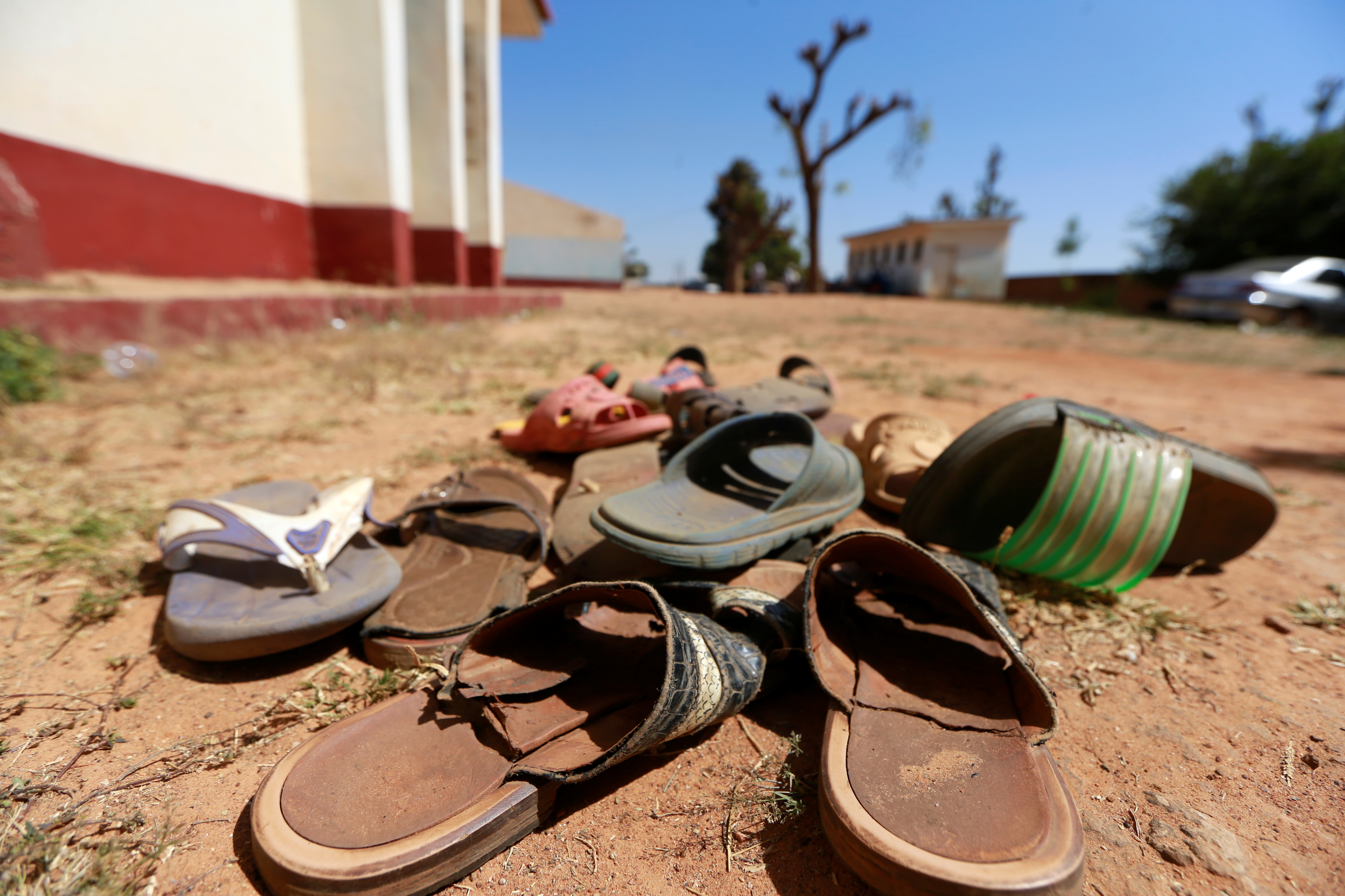The attackers, dressed in military uniforms and masks, stormed the school hostels to take away children, local media reported [File: Afolabi Sotunde/Reuters]