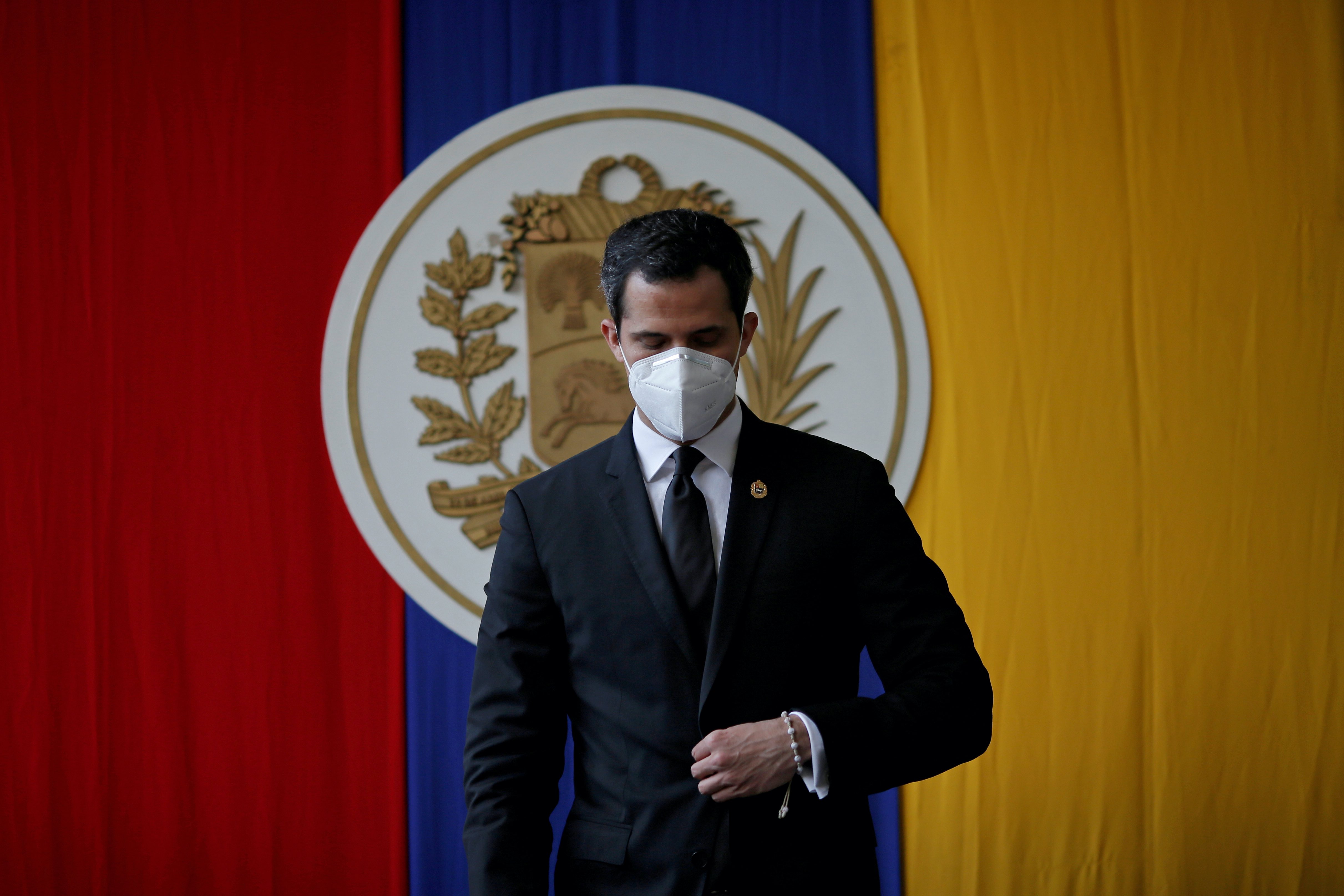 The United States in 2019 recognised Juan Guaido as Venezuela&#39;s legitimate president and created a sanctions package against the Maduro government that included the seizure of nearly $350m held in US accounts [File: Manaure Quintero/Reuters]