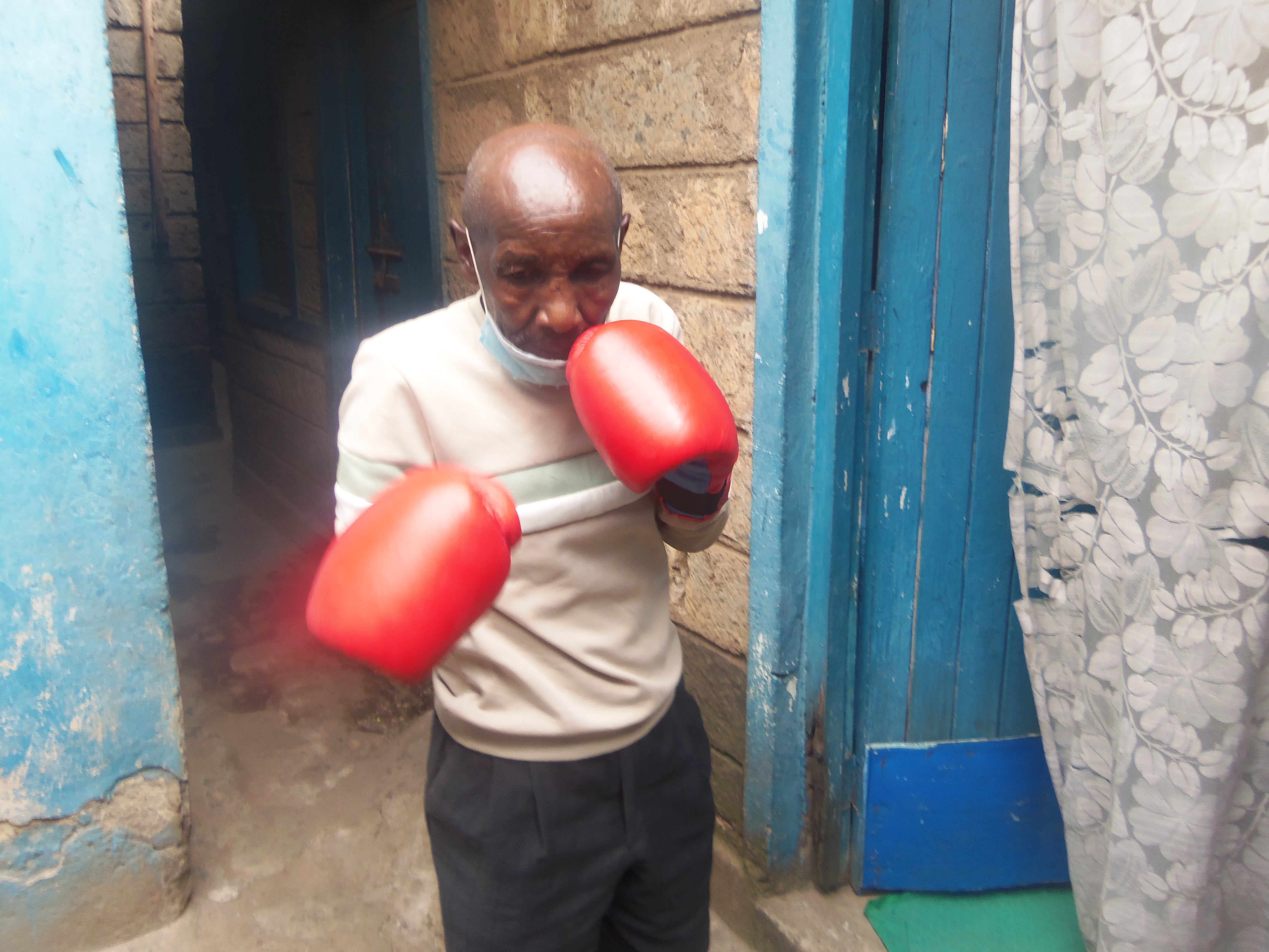 Muchoki is one of several boxers who is struggling despite representing Kenya in international events [Mary Mwendwa/Al Jazeera]