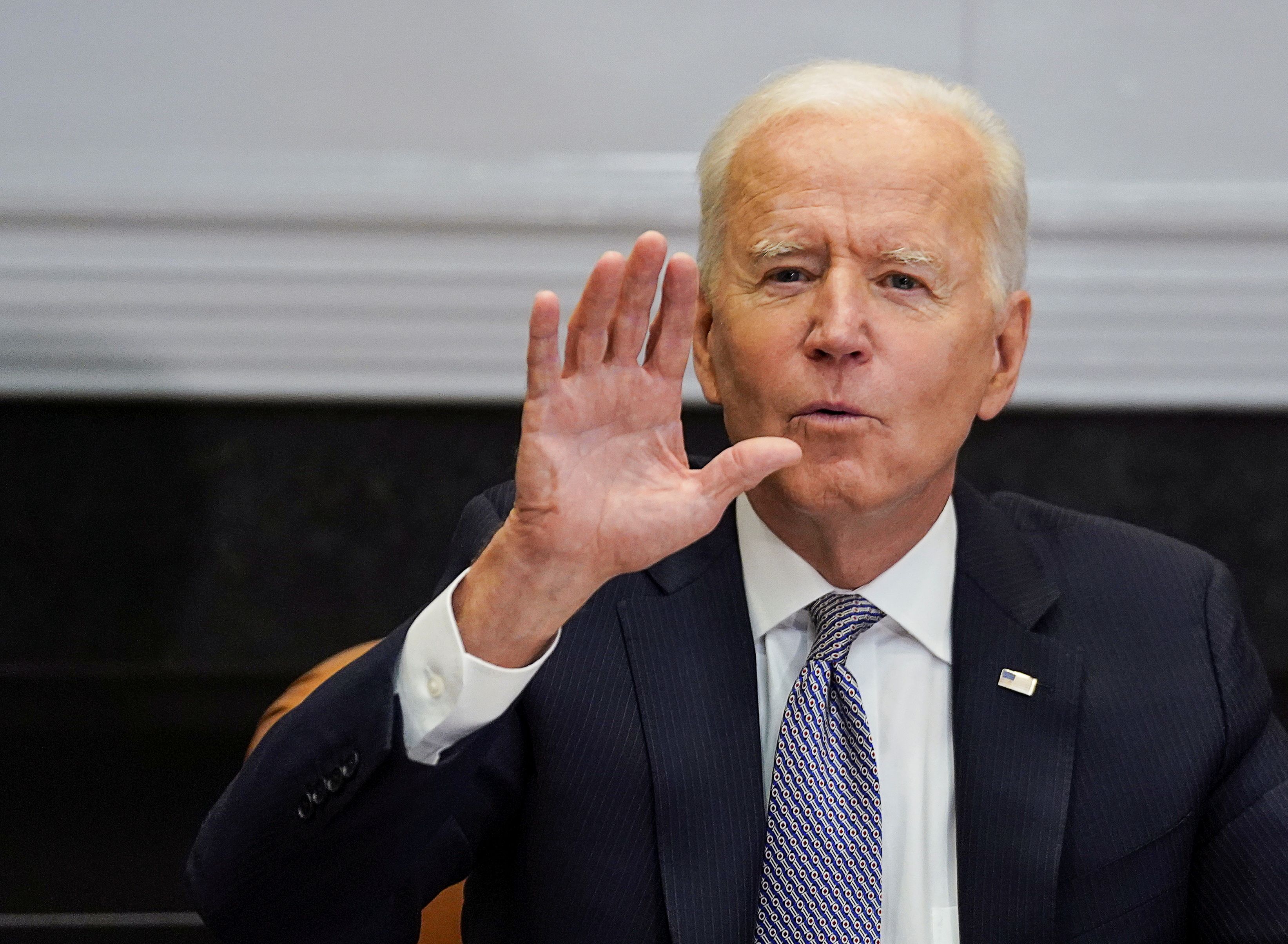 100 days into his first term, Joe Biden is backed by a majority of Americans. But there will be many developments in the remaining 1,300-plus days of his term that will fully define his presidency [File: Kevin Lamarque/Reuters]