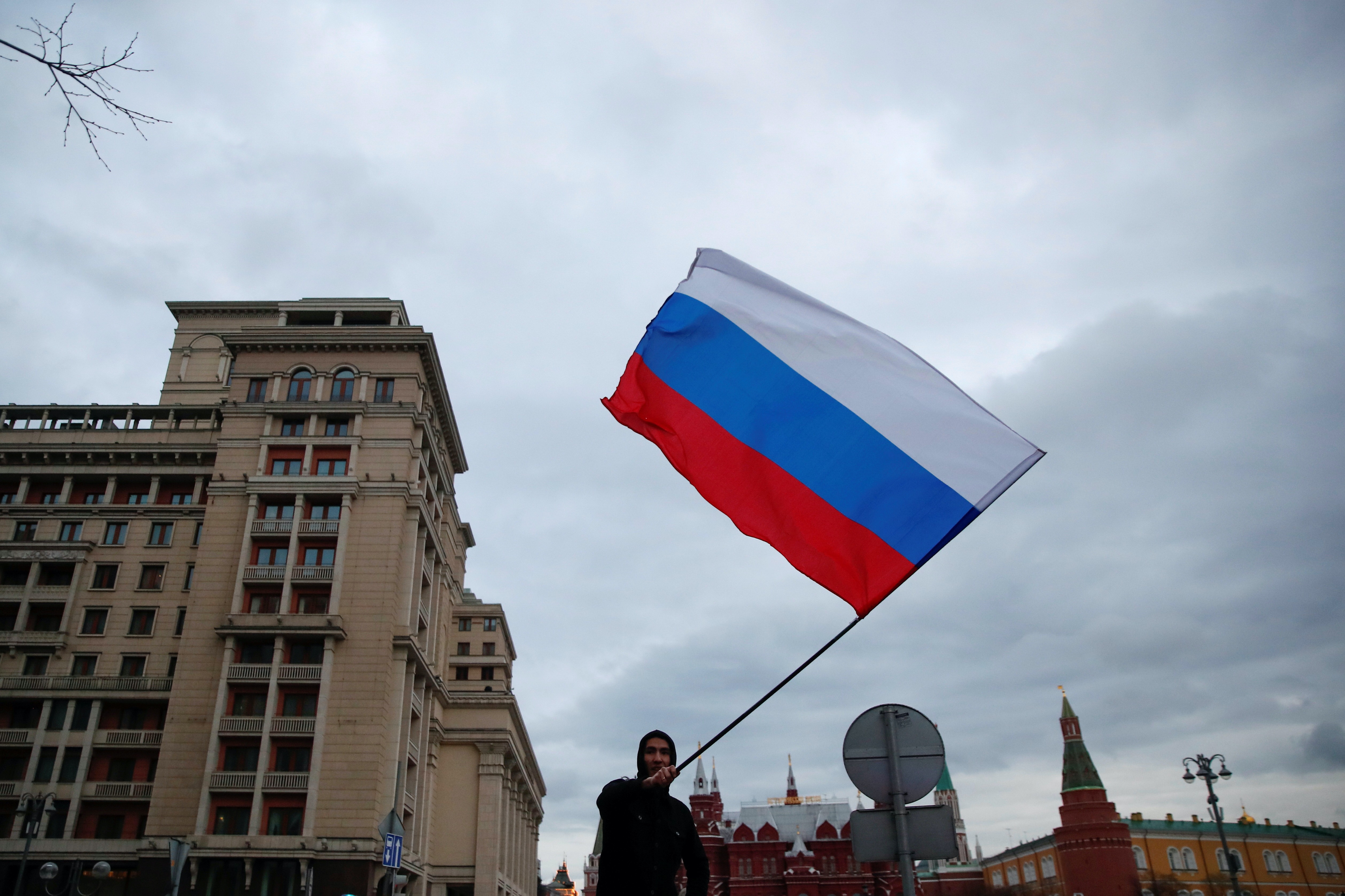 Russia&#39;s central bank raised the rate for the second time this year as inflation, its main area of responsibility, accelerated to 5.8 percent in March, its highest since 2016 [File: Maxim Shemetov/Reuters]