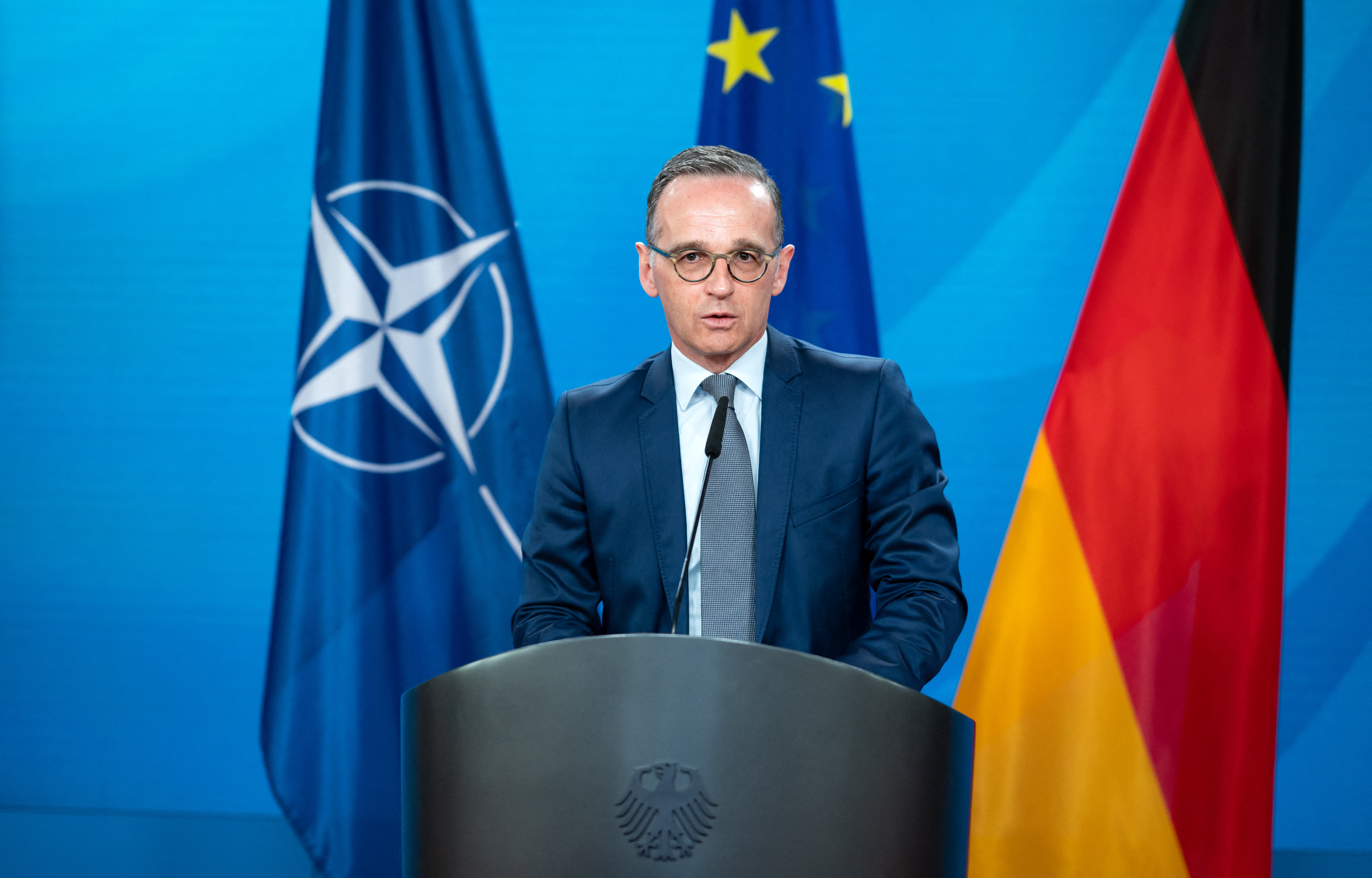 German Foreign Minister Heiko Maas underlined that the bid for peace in Libya has been a long process and &#39;we ourselves were often not sure if the targets we have set can be reached&#39; [File: Bernd von Jutrczenka/AFP]