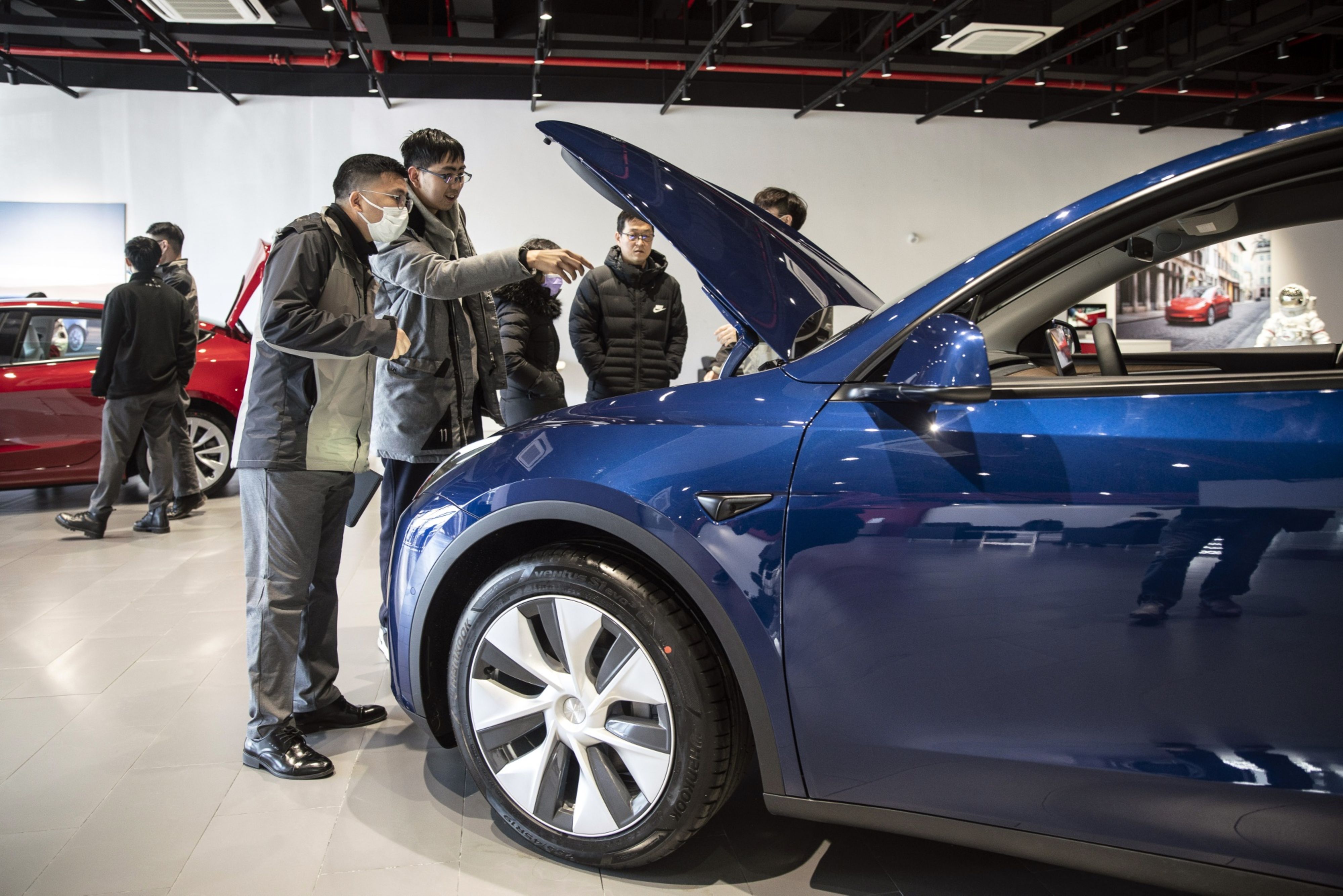 Tesla has endured a spat of bad publicity in China lately, but that didn&#39;t appear to dent demand for its vehicle in China last month [File: Bloomberg]