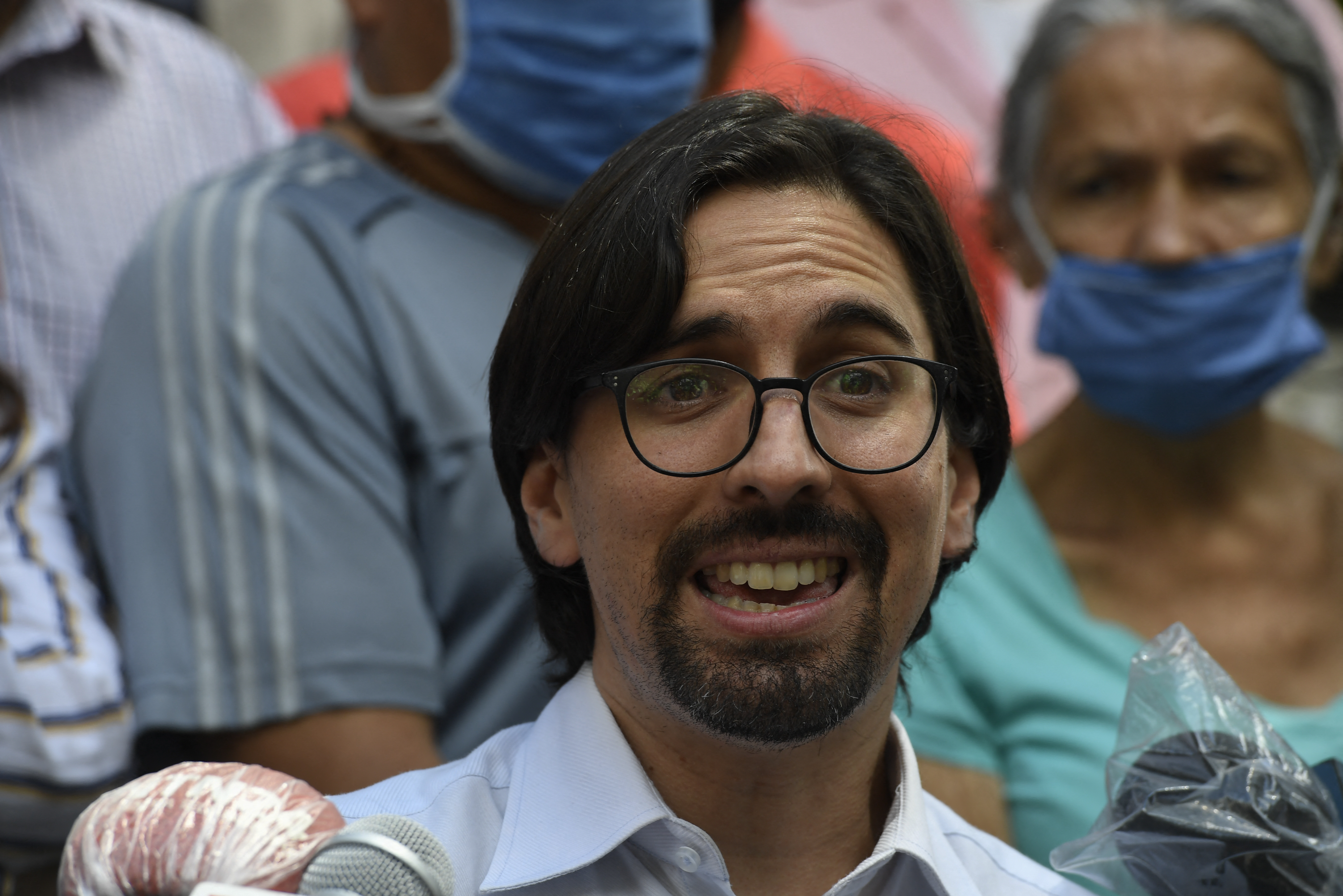 Freddy Guevara was detained on July 12, 2021 and transferred to the headquarters of the intelligence services, according to the Venezuelan opposition [File: Federico Parra/ AFP]