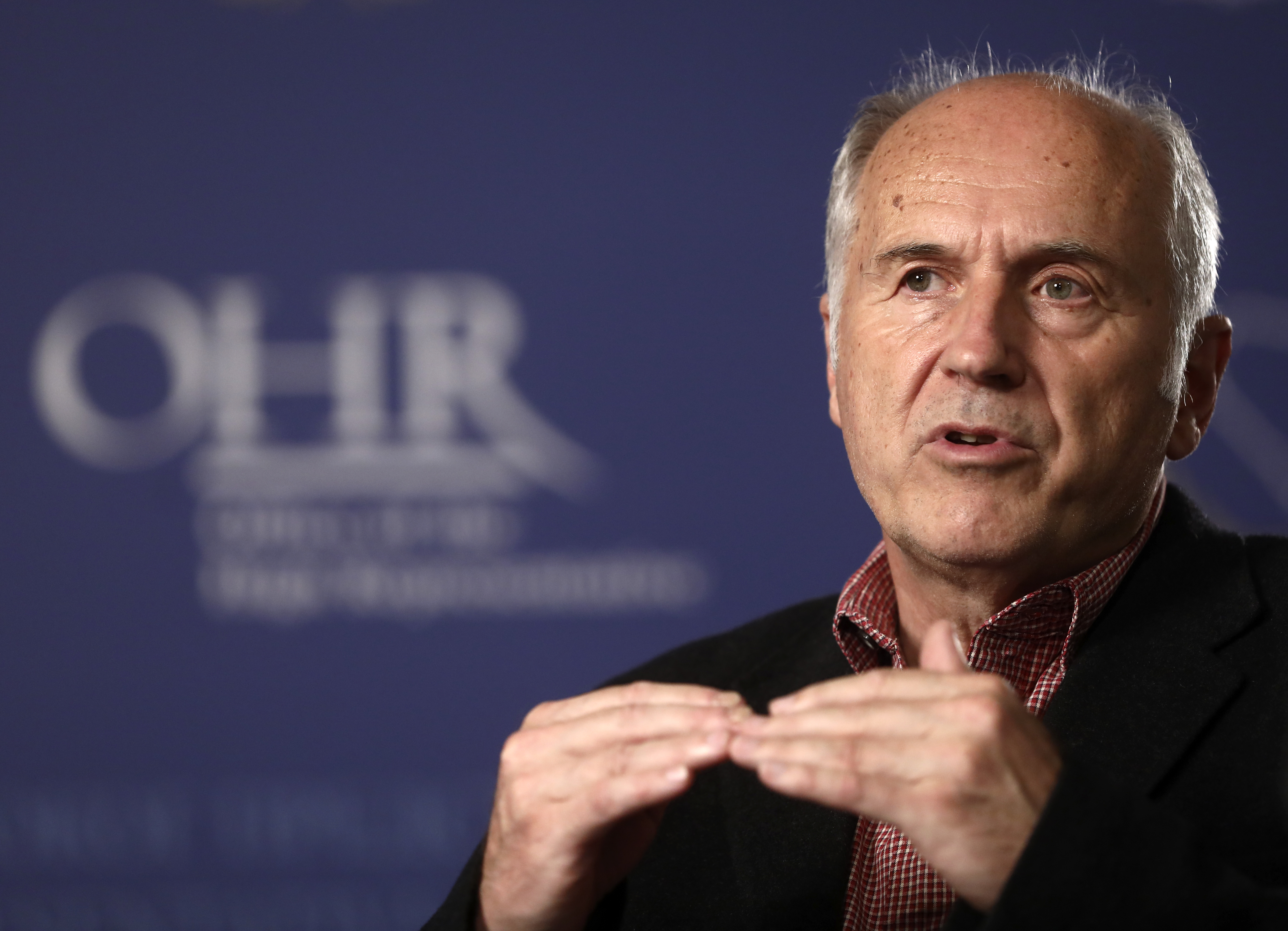 On July 23, the outgoing head of Bosnia&#39;s Office of the High Representative, Valentin Inzko, criminalised the denial and glorification of genocide in the country. [AP Photo]