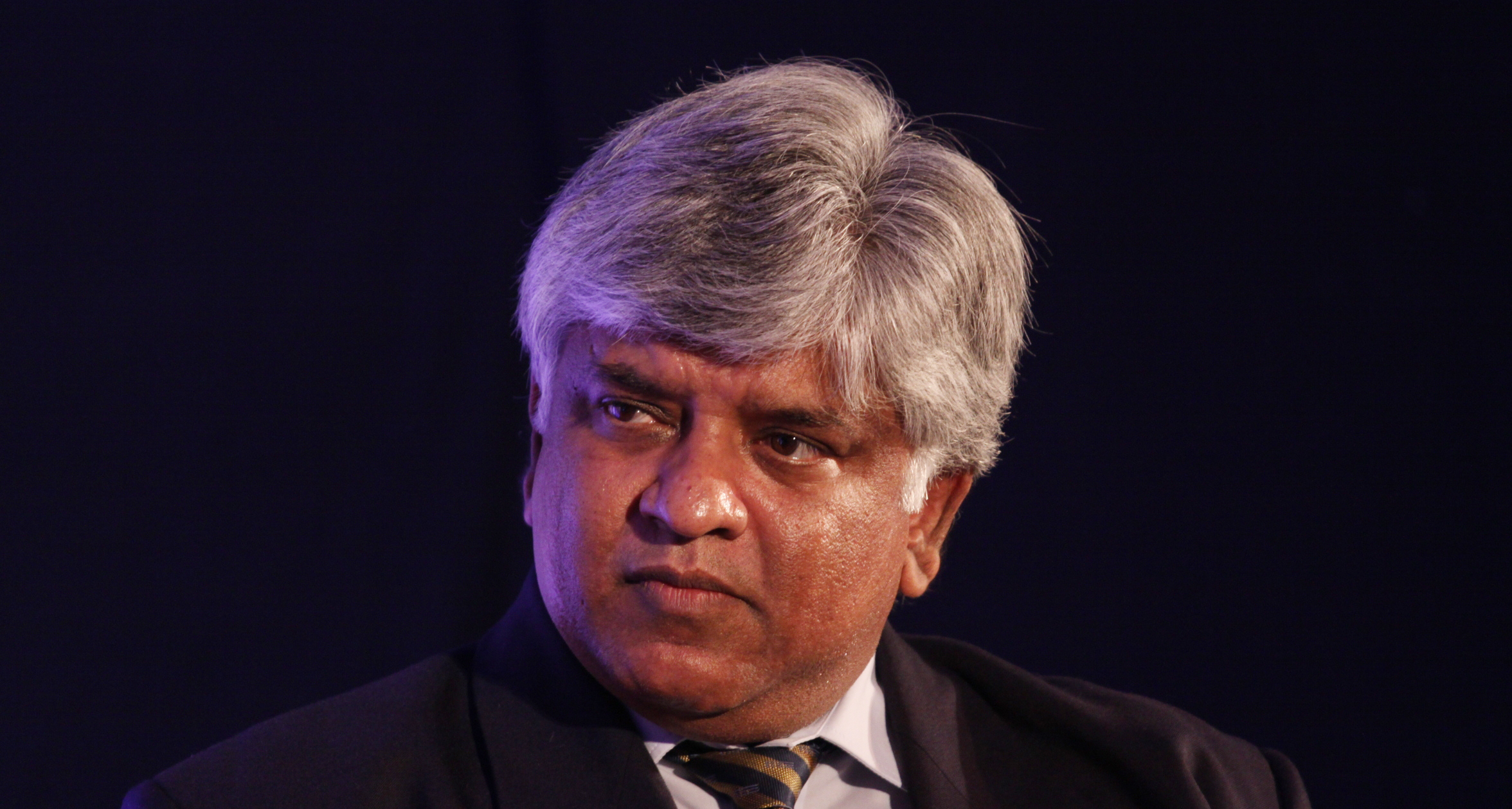 Former Sri Lankan cricket captain Arjuna Ranatunga [File: Anindito Mukherjee/EPA]