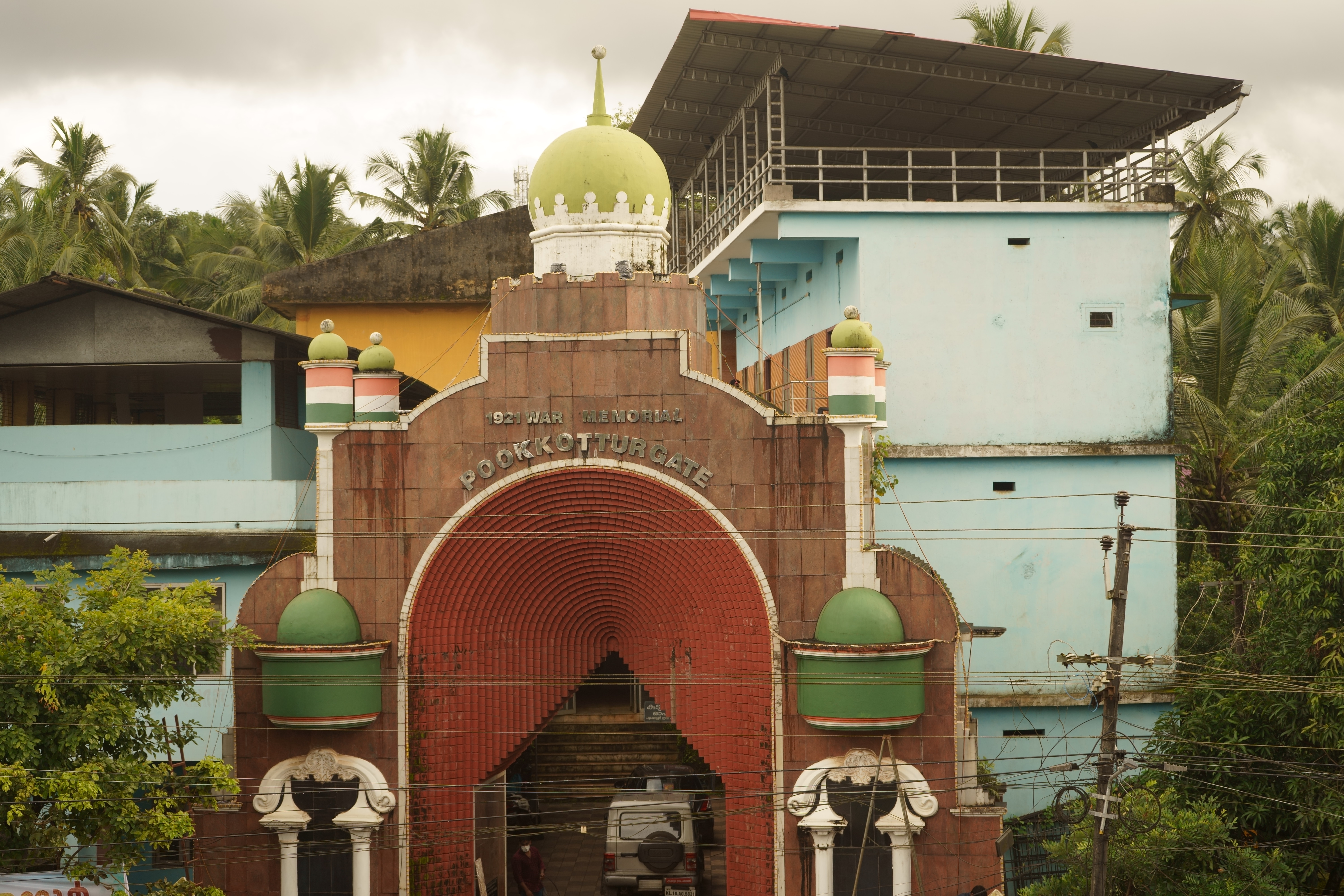 Pookkottur Gate, a war memorial to commemorate the 1921 Mappila rebellion against the British rule, in Kerala&#39;s Malabar region, India [Shaheen Abdulla/Al Jazeera]