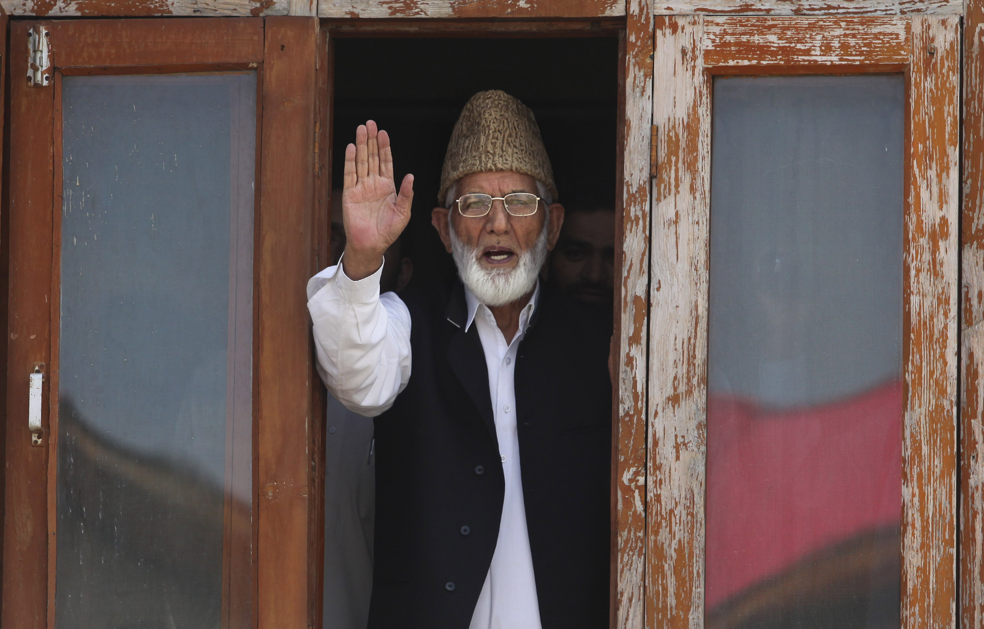 Syed Ali Shah Geelani was the top Kashmiri separatist voice over the past five decades [File: Altaf Qadri/AP]