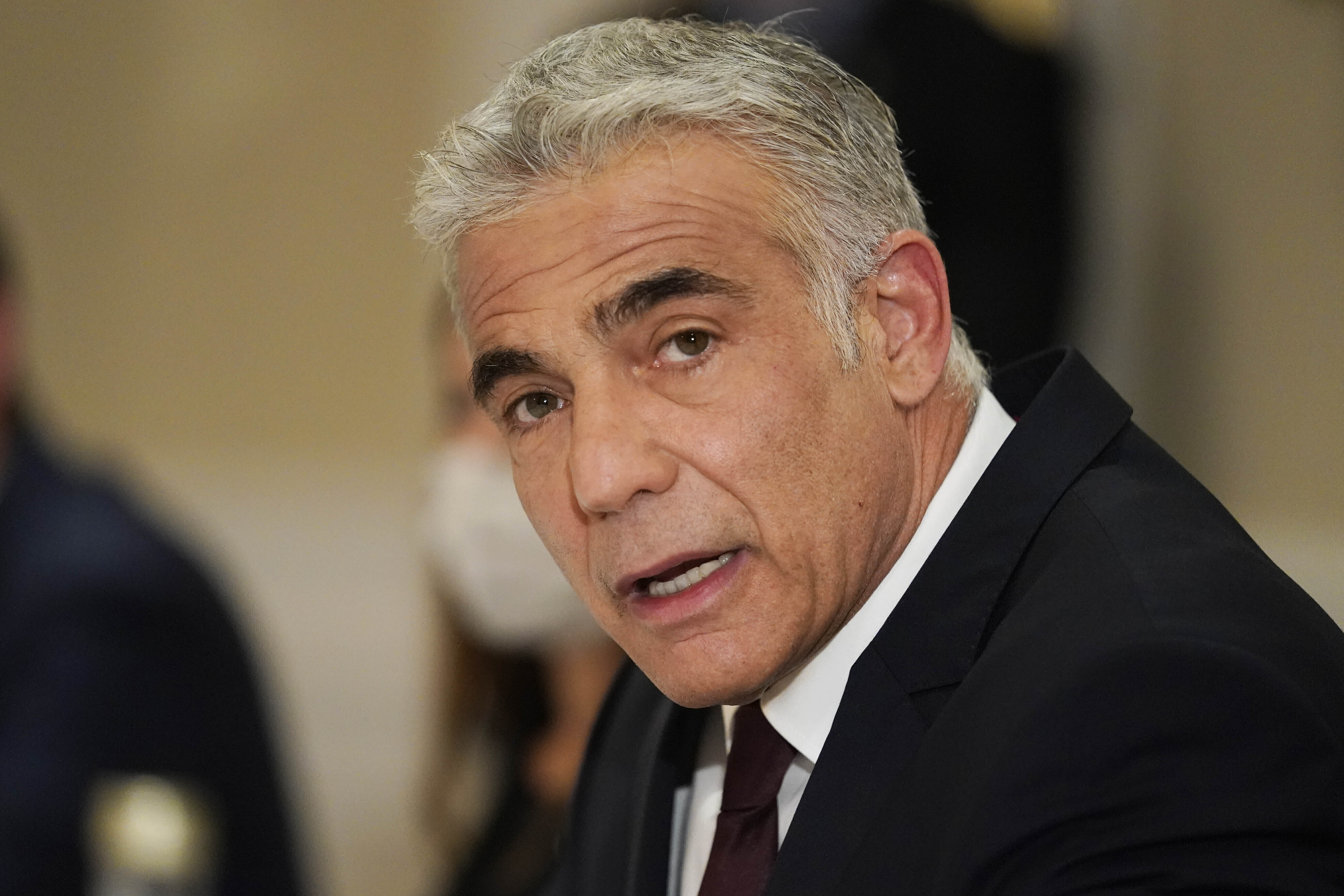 Yair Lapid says US reopening of Jerusalem consulate could destabilise the Israeli government [File: Andrew Harnik/Pool via AP Photo]