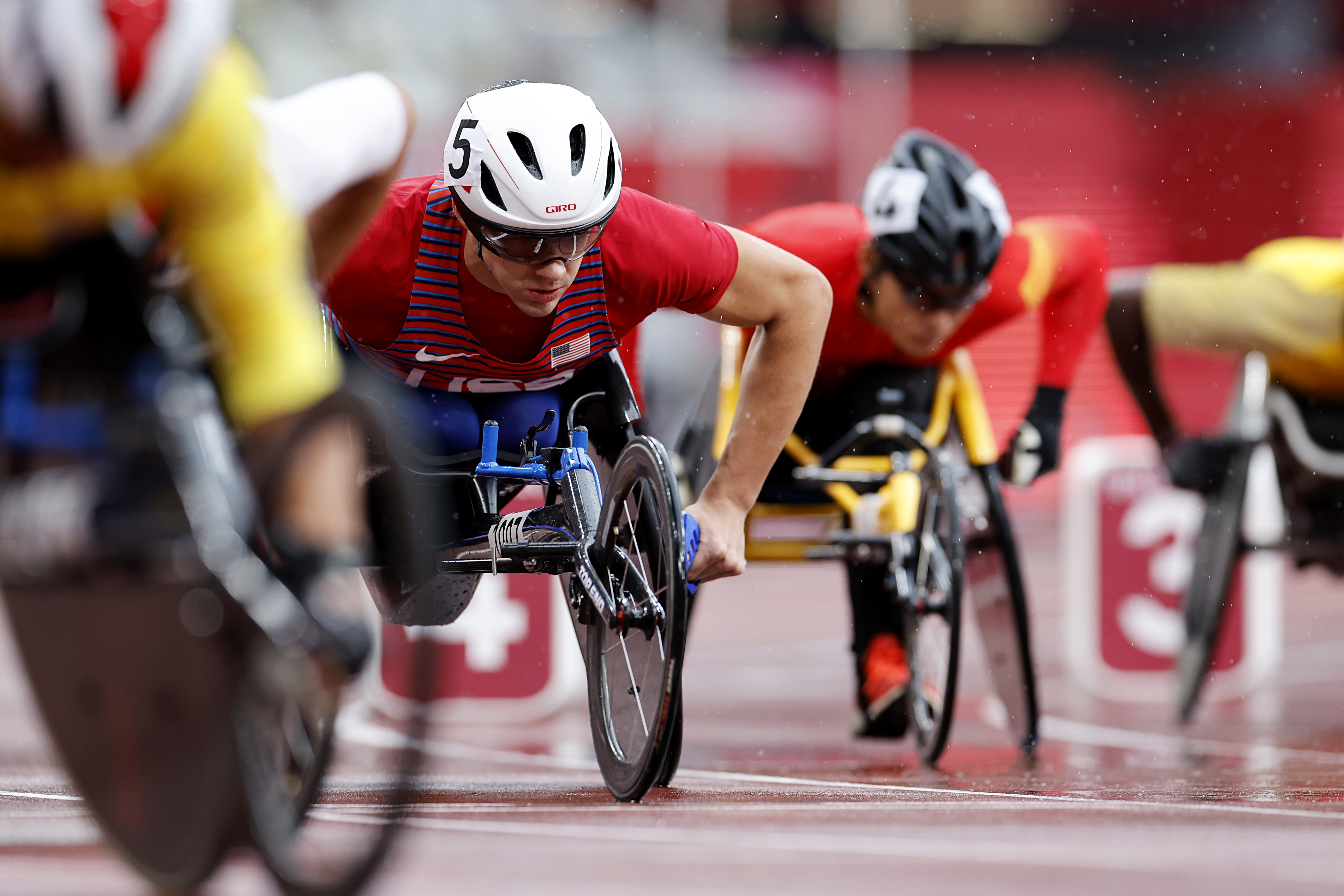 Daniel Romanchuk of Team United States is seen before competing in the Men&#39;s 800m - T54 heat on day 9 of the Tokyo 2020 Paralympic Games at the Olympic Stadium on September 02, 2021 in Tokyo, Japan [Tasos Katopodis/Getty Images]