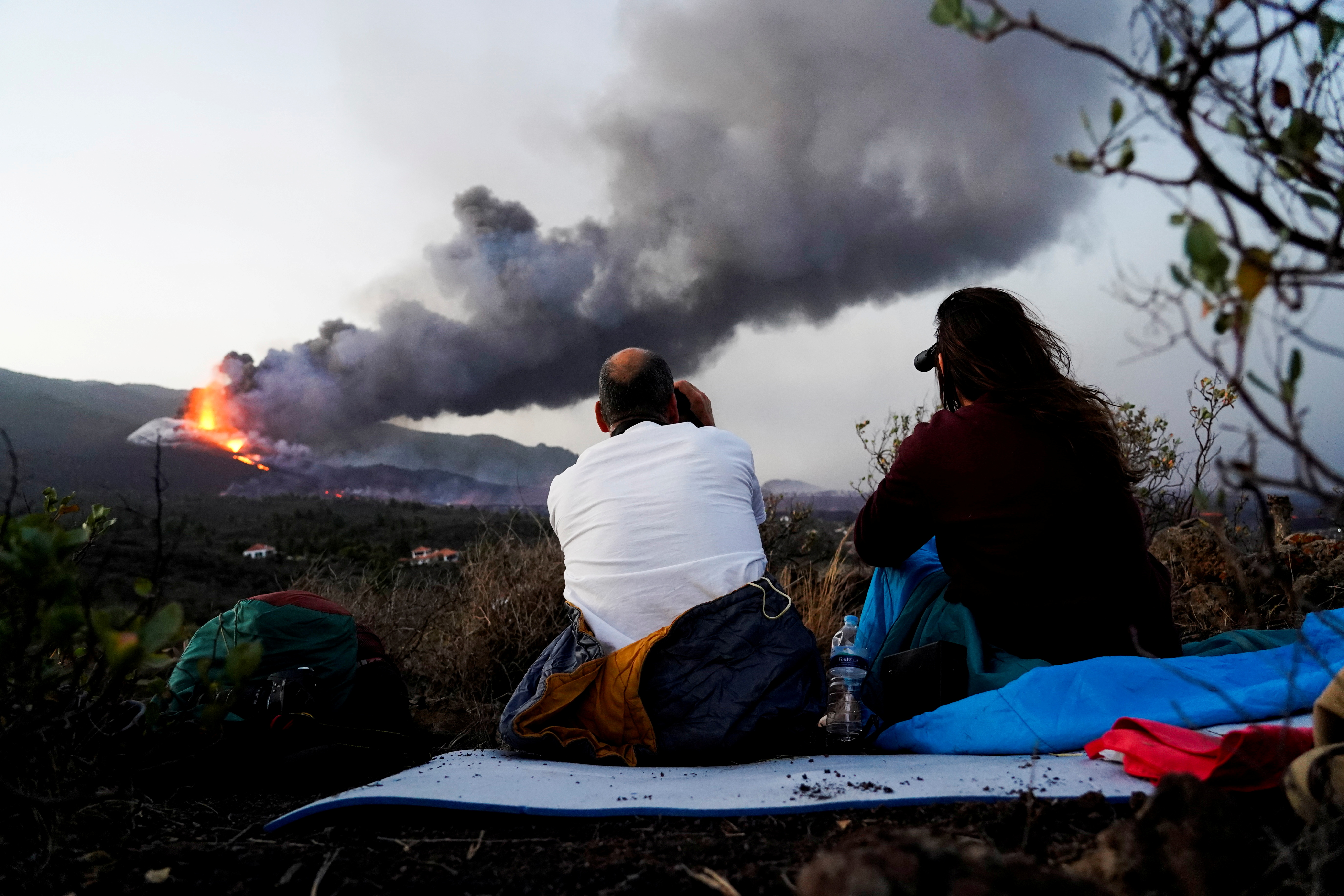 The lava from the volcano has engulfed more than 150 hectares (370 acres) of farmland [Juan Medina/Reuters]