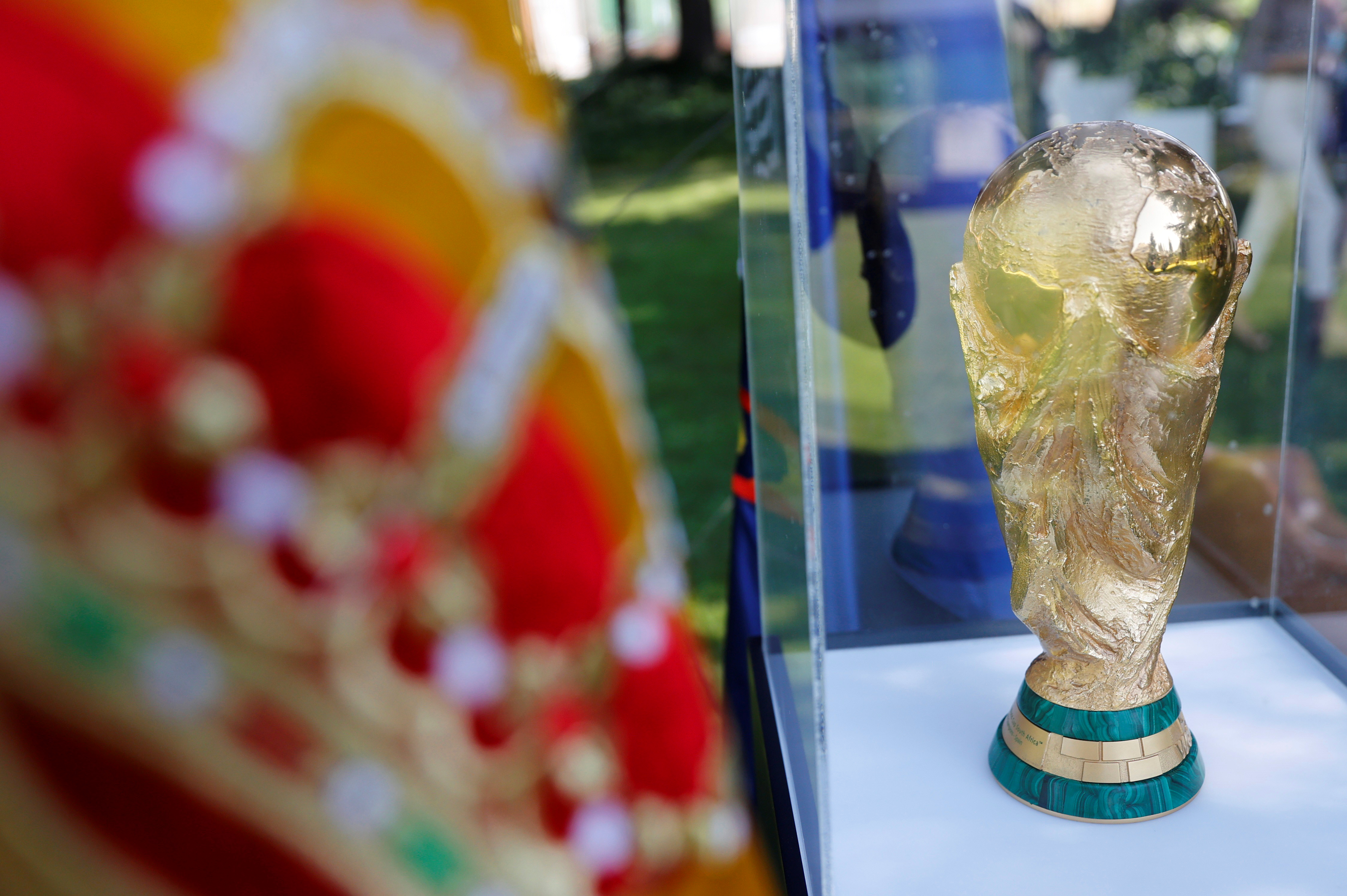 FIFA and UEFA chiefs have been in disagreement about the future of the World Cup [File: Dylan Martinez/Reuters]