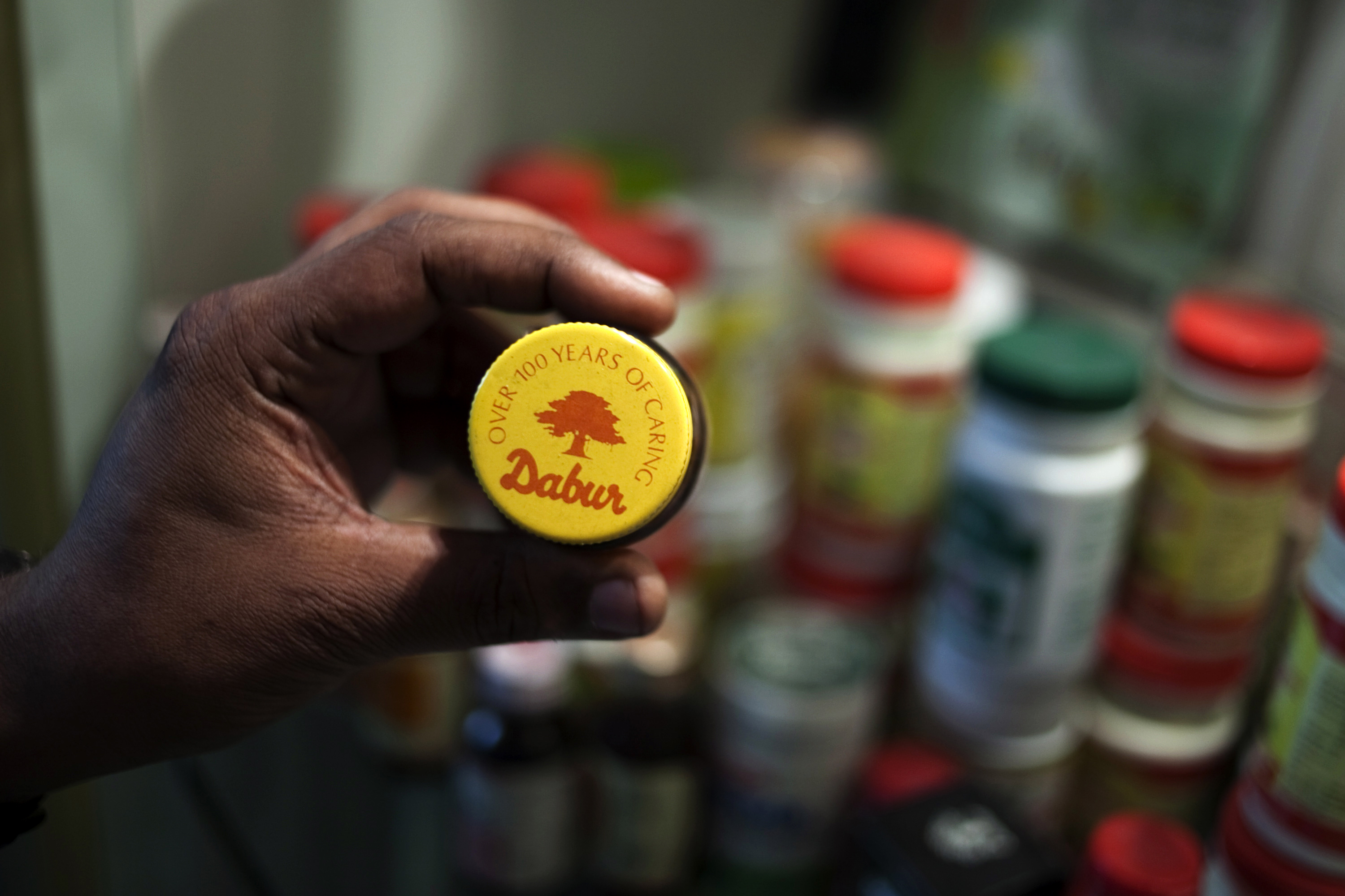 Dabur is not the first Indian business to cave under right-wing pressure and retract an advertisement that challenges social norms [File: Prashanth Vishwanathan/Bloomberg]