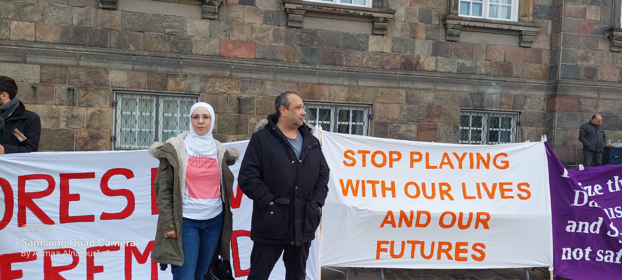 Human rights groups are ramping up the pressure on the Danish government to reinstate protection for refugees such as Asmaa Al-Natour and her husband [Asmaa Al-Natour/Al Jazeera]