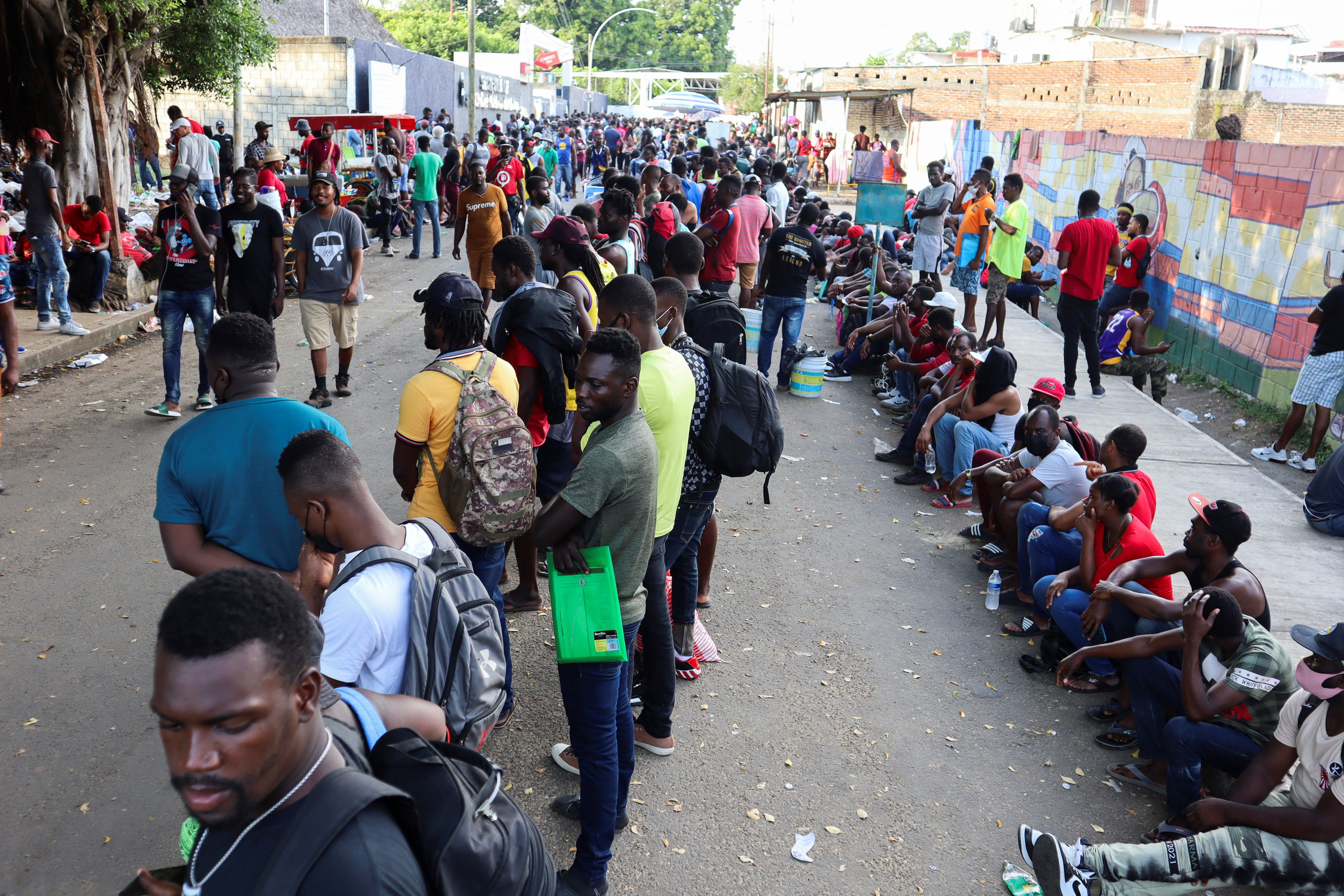 Visa interviews would no longer be handled in many individual embassies and consulates, but instead centralised in regional processing hubs across the continent. [Jose Torres/Reuters]