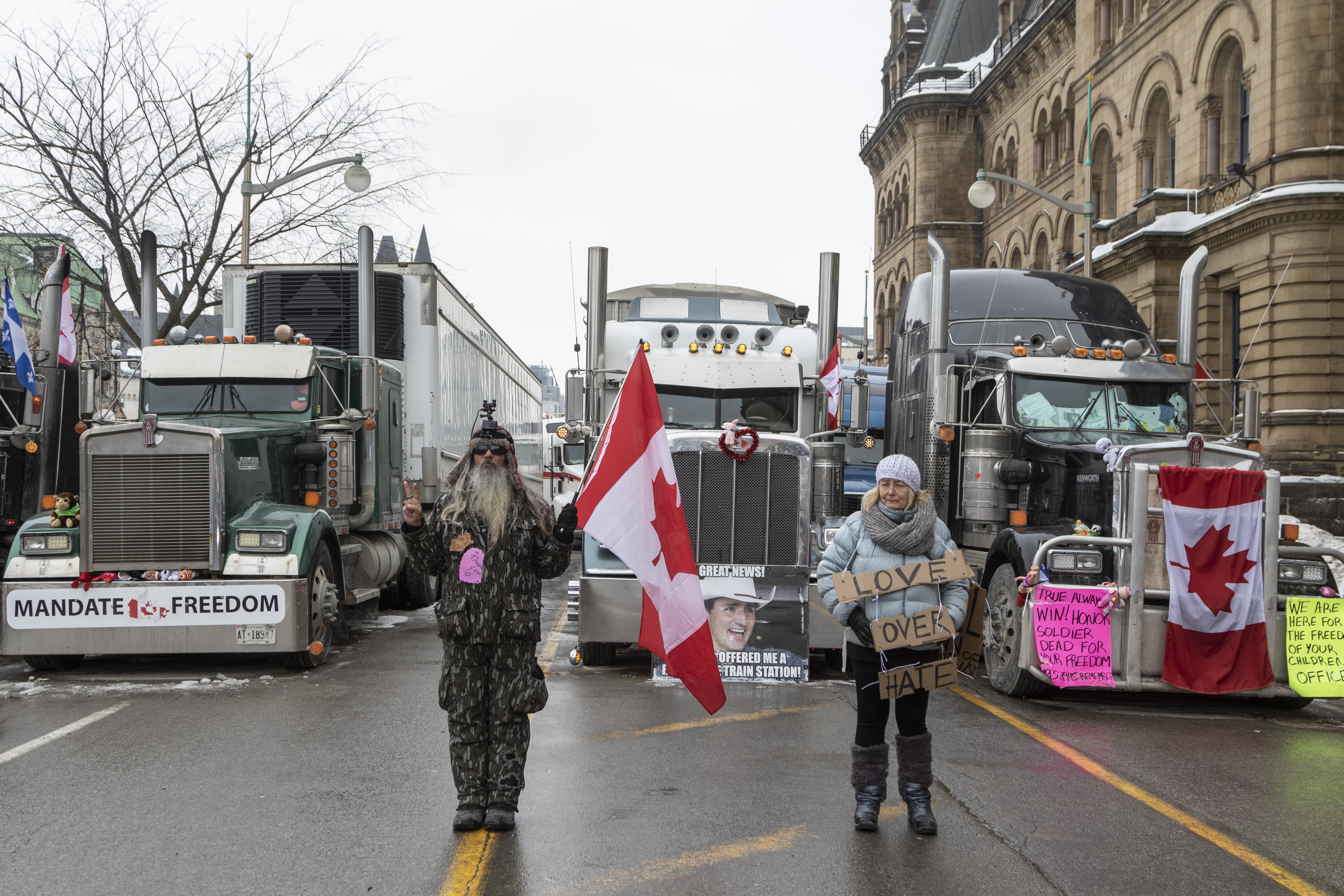 Ottawa Canada, Trucker Protest