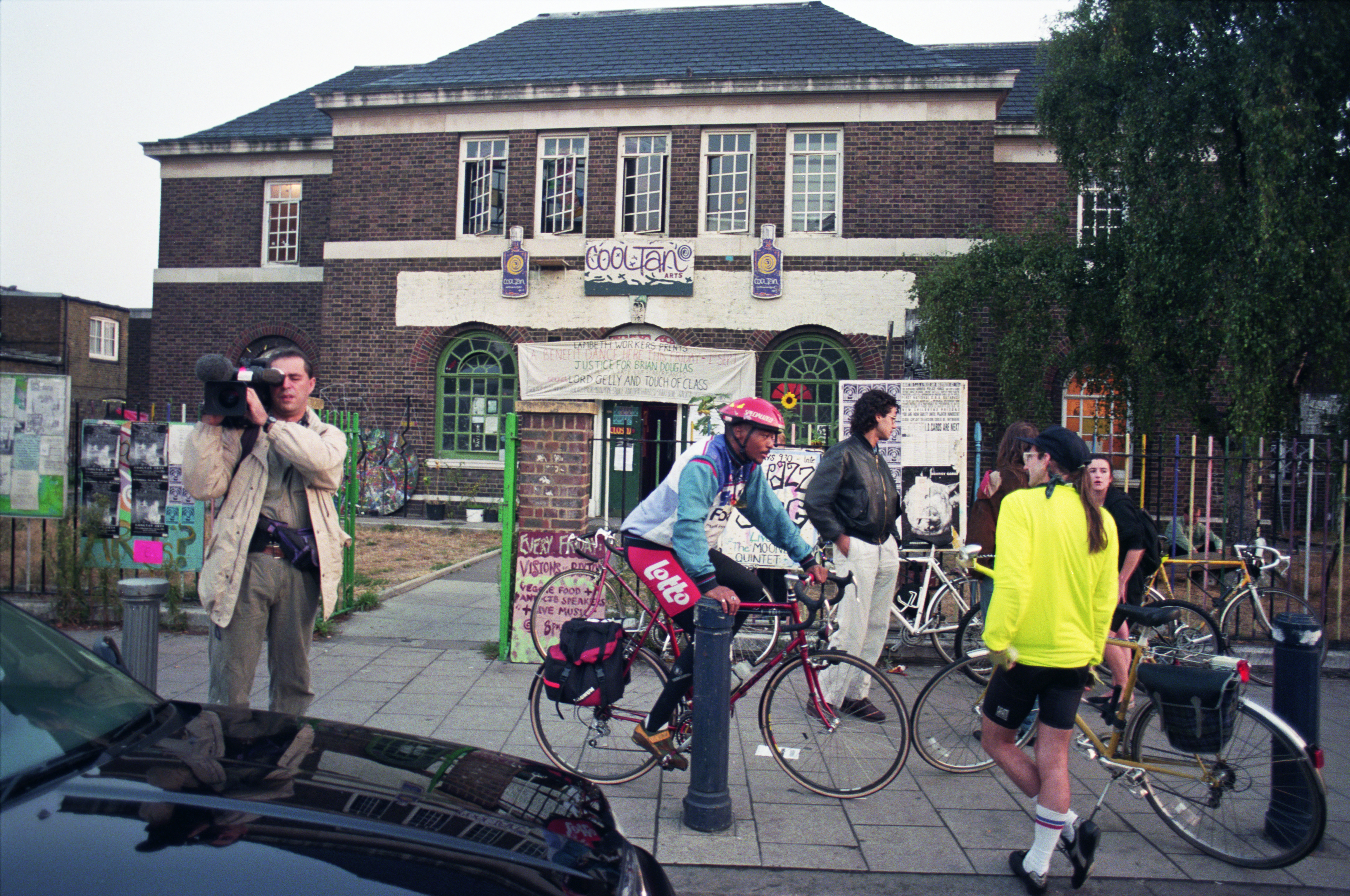 Cool Tan Arts Centre, a squatted building, was a central hub for activists in the 1990s