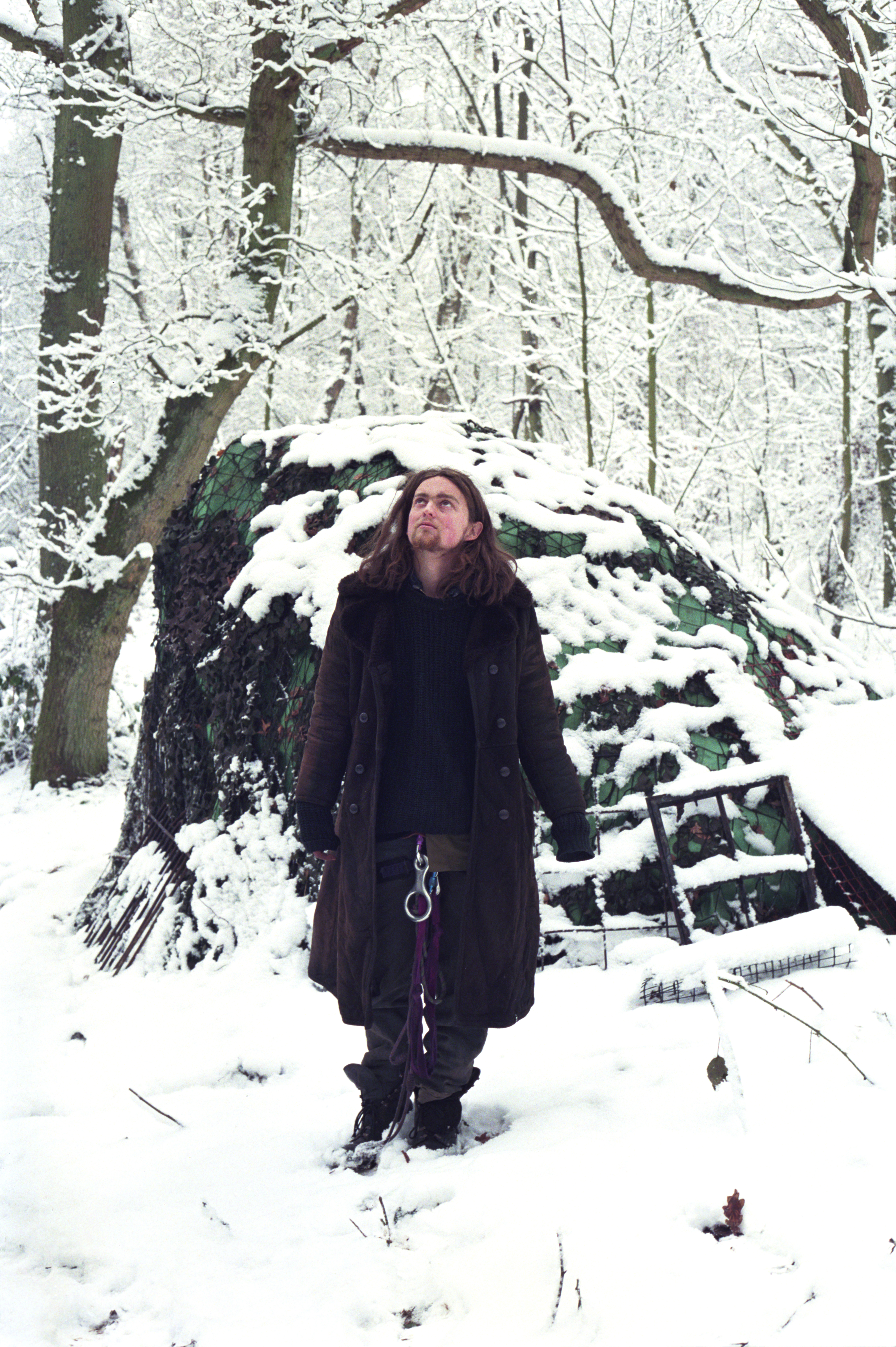 Protestors stopping the construction of a bypass in Newbury in 1996 battled the coldest winter in living memory