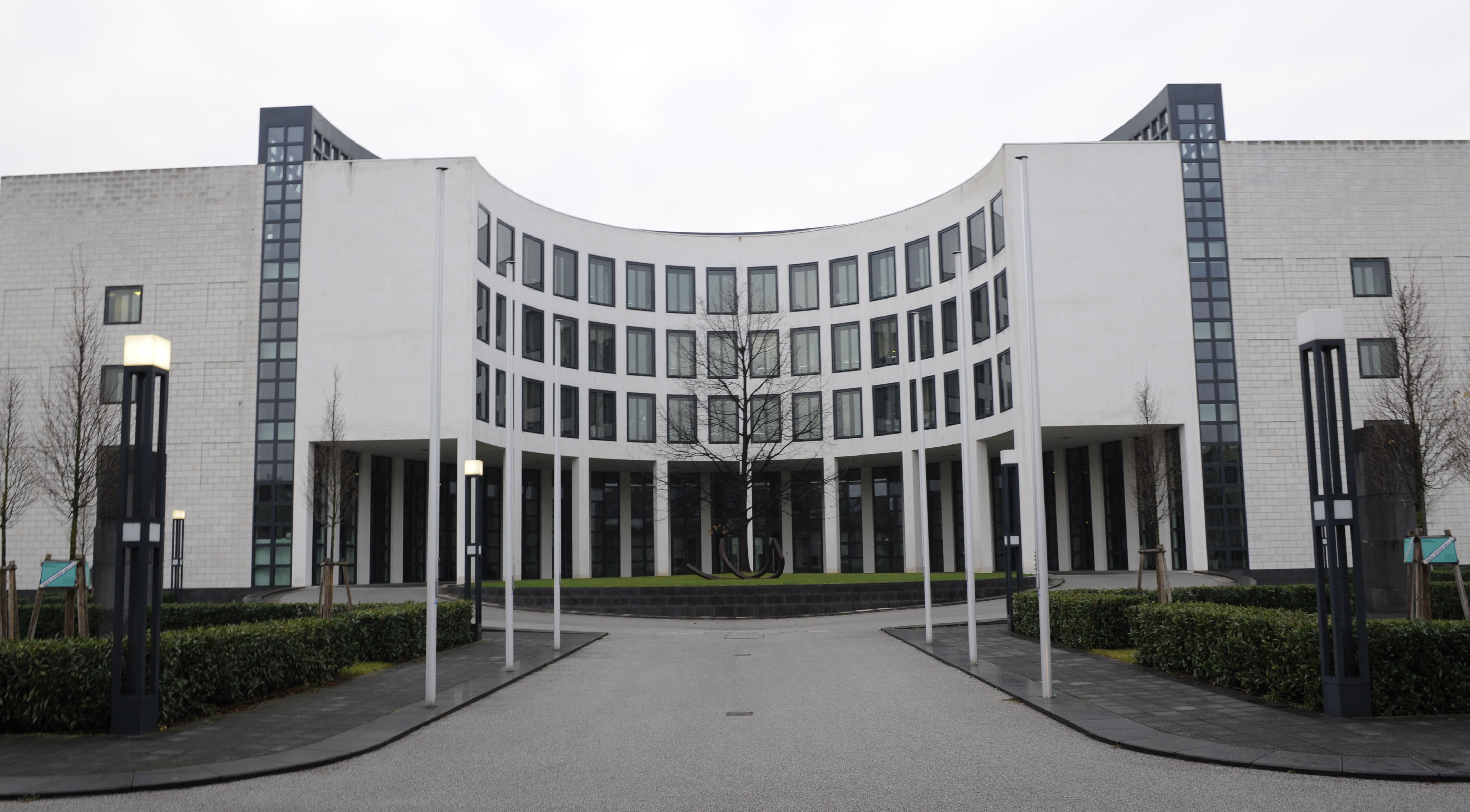 View of the building of the German federal prosecution in Karlsruhe