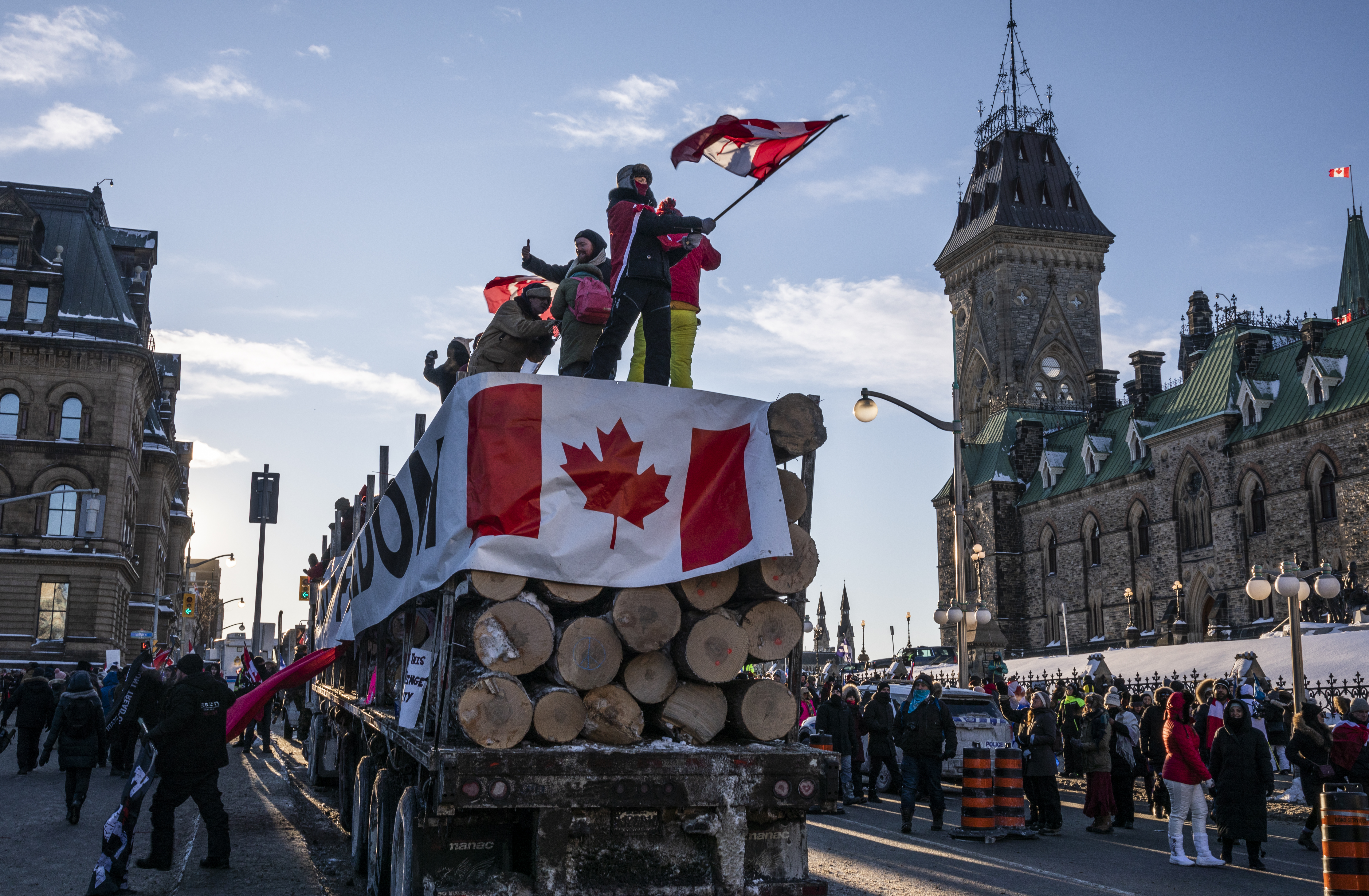 Ottawa Canada, Trucker Protest