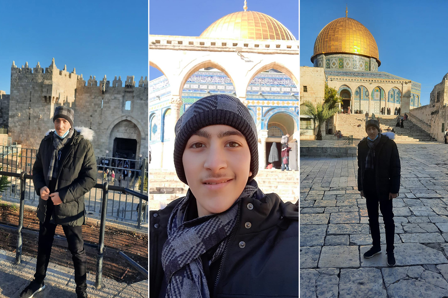 Compiled pictures of Saleem Nawati, who died at the Palestinian health ministry’s office