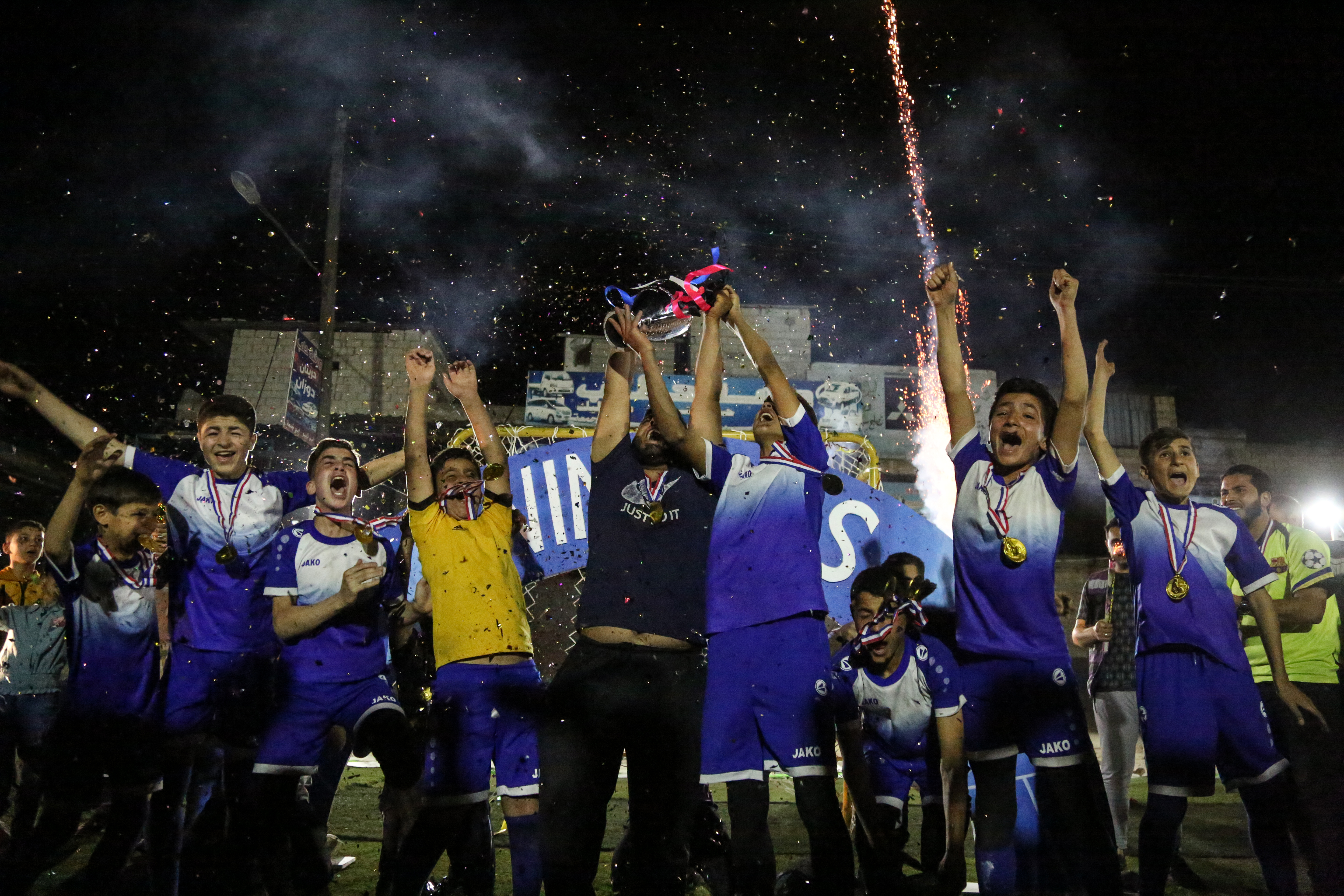 Children champions league Idlib, Syria