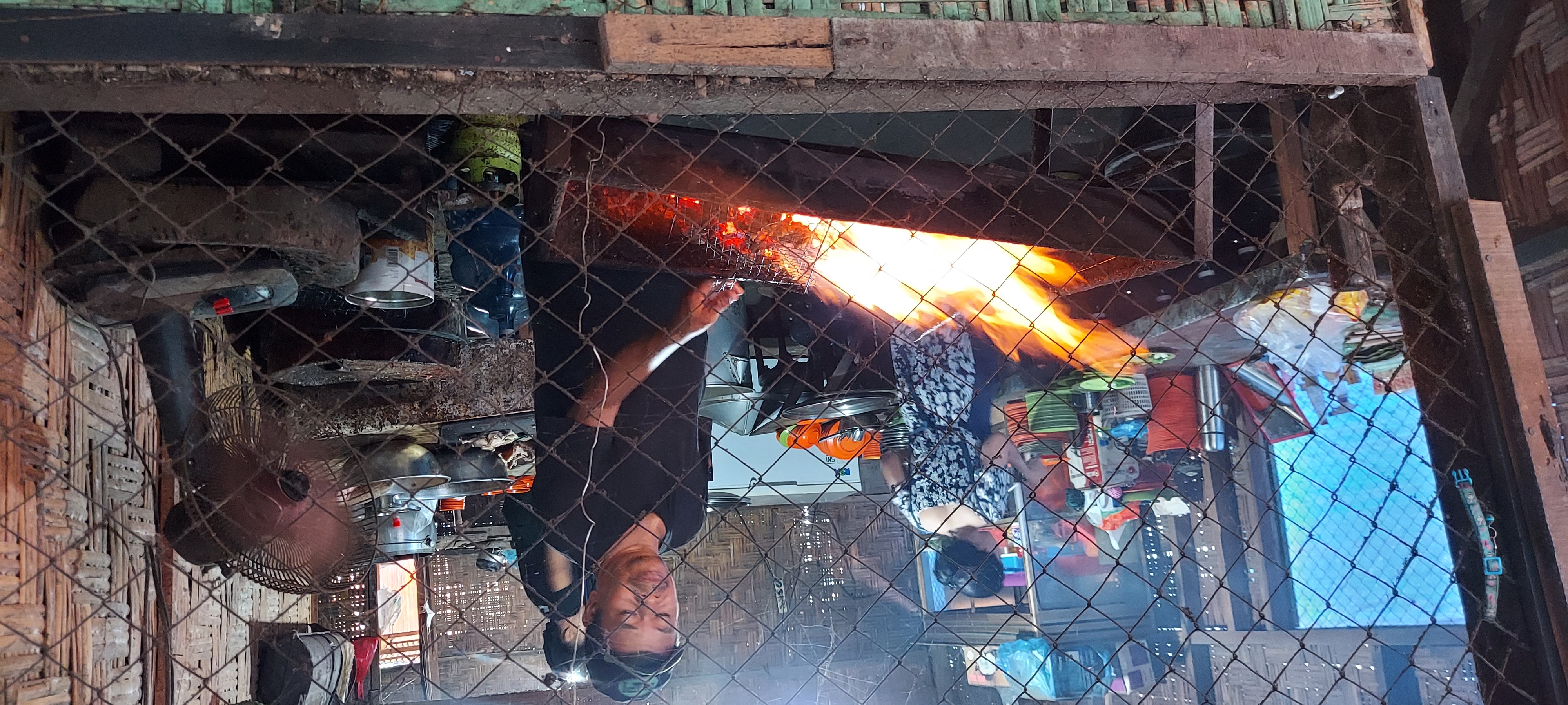 Lau Dimbo Simalem restaurant in North Sumatra, Indonesia.