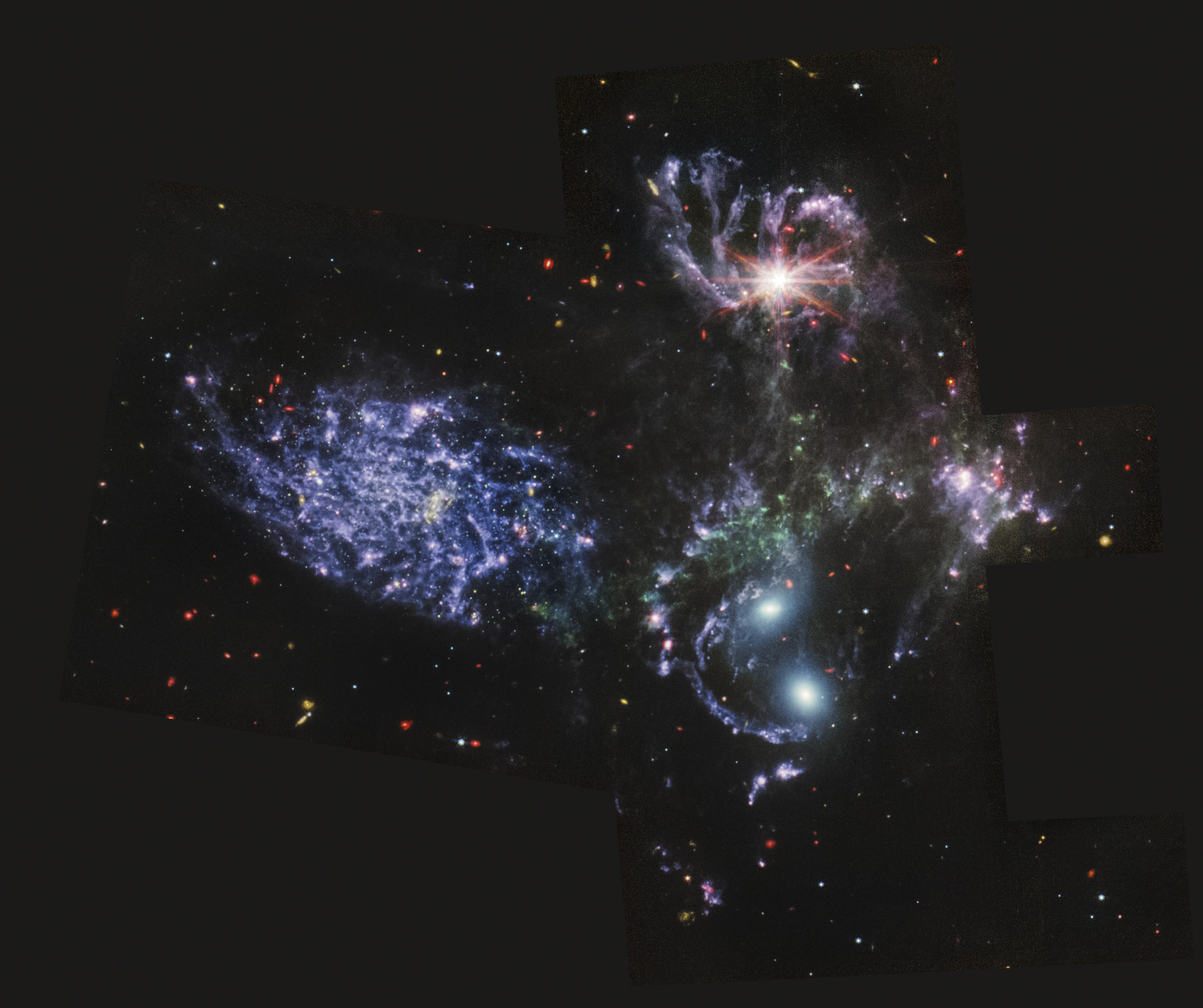 NASA's new telescope shows star death, dancing galaxies