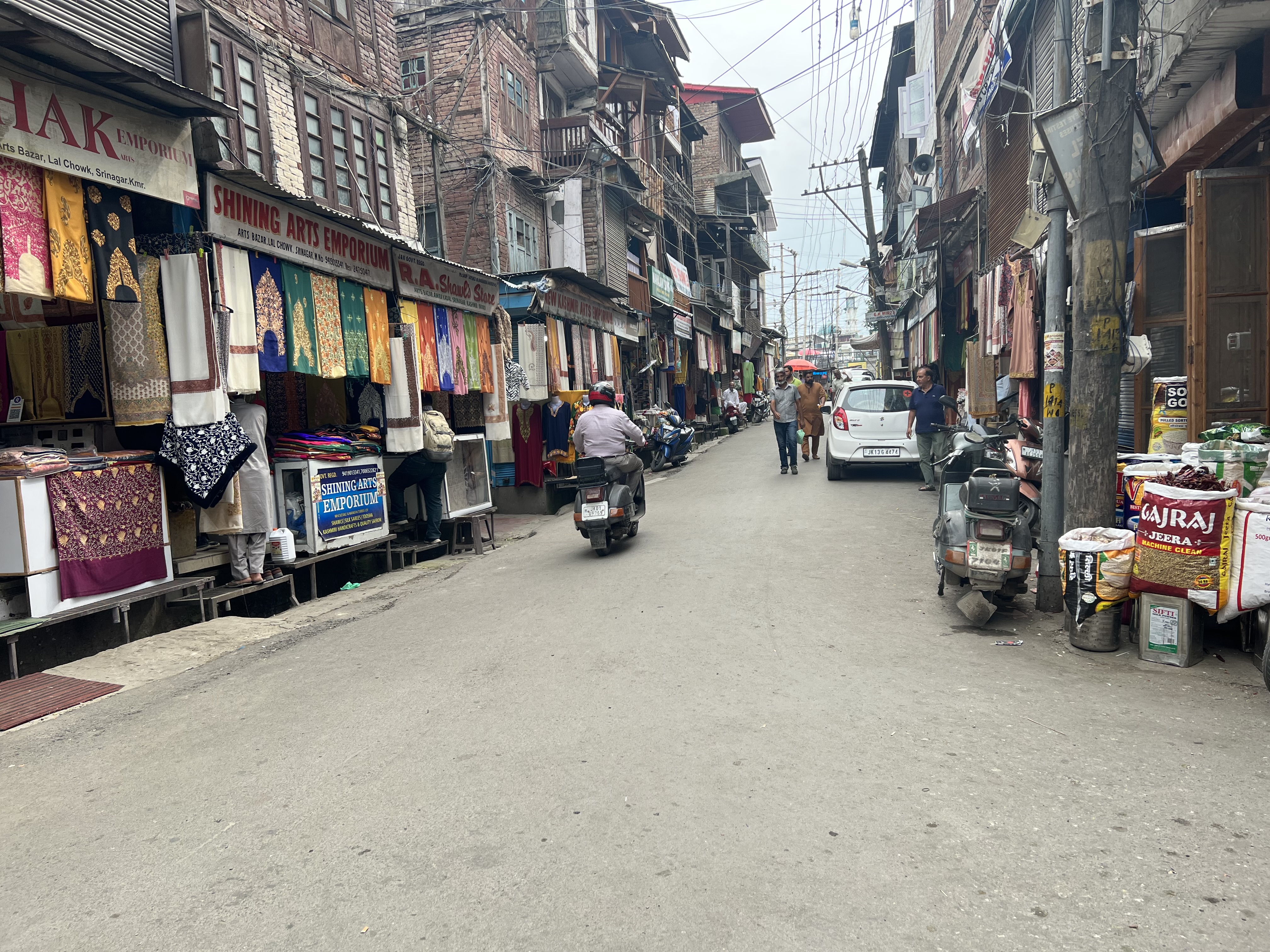Koker Bazar locality in the main city of Srinagar in Kashmir has over the decades turned from a residential place to a full-fledged market